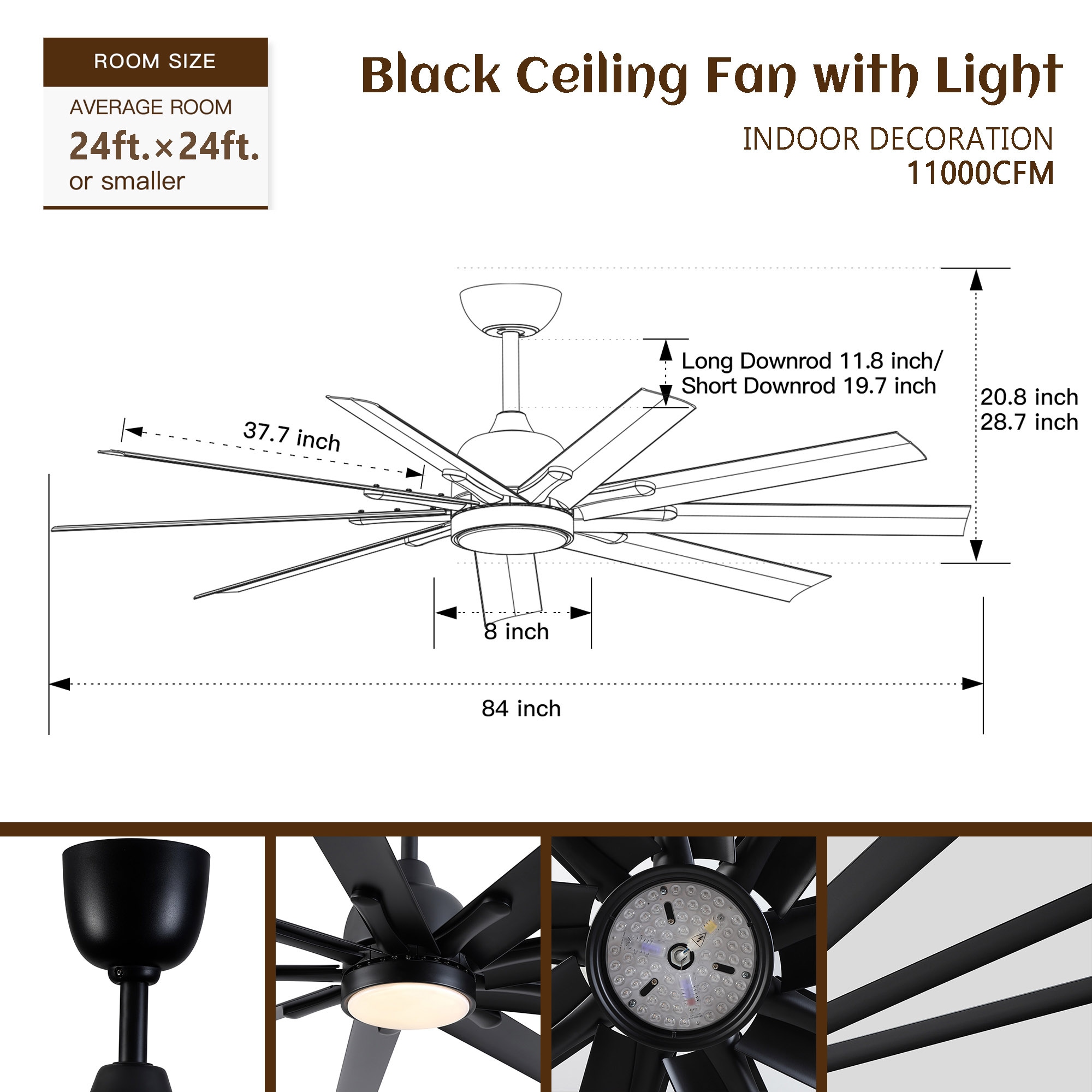 Sunrinx MG50-5-FSD Ceiling-Fans - View #2