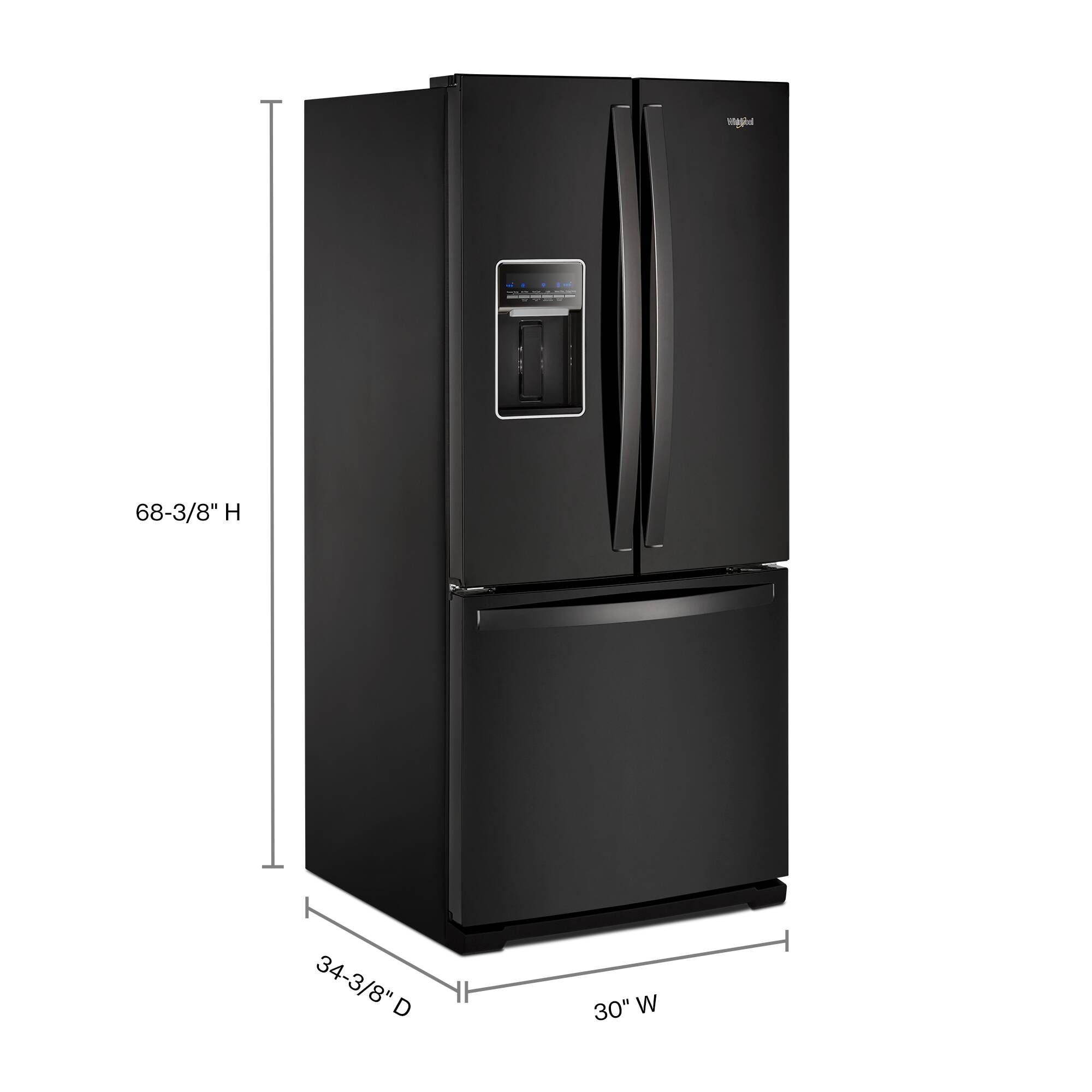 Whirlpool WRF560SEHB French-Door-Refrigerators - View #3