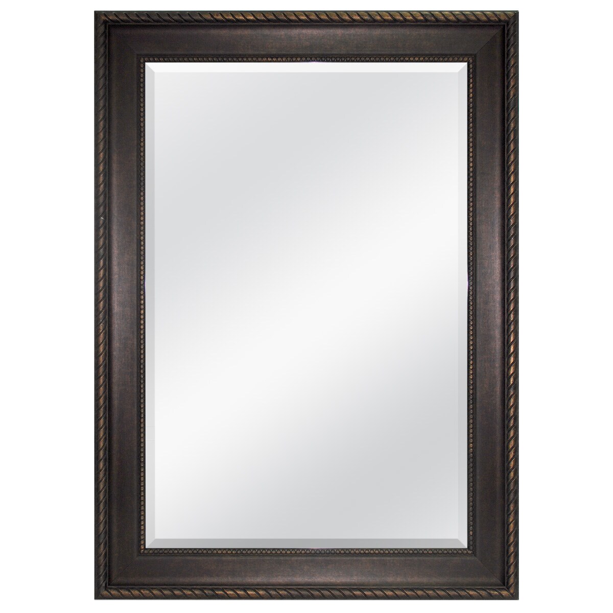 Allen + Roth Bronze Beveled Wall Mirror At Lowes.com