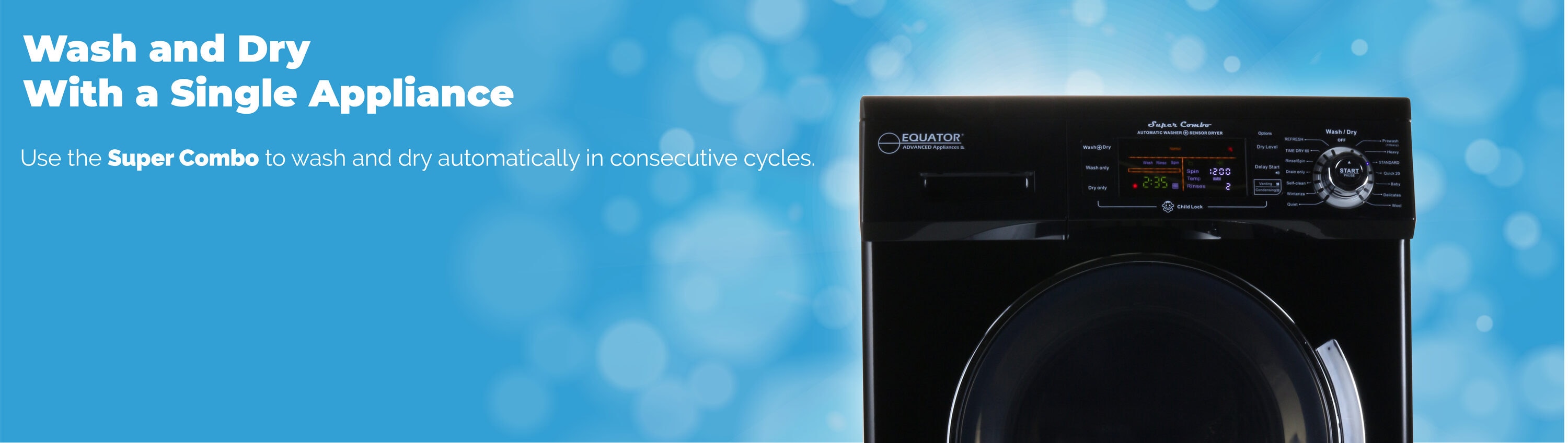 Equator Advanced Appliances EZ4400N B + 2 HE Combination-Washers-Dryers - View #12