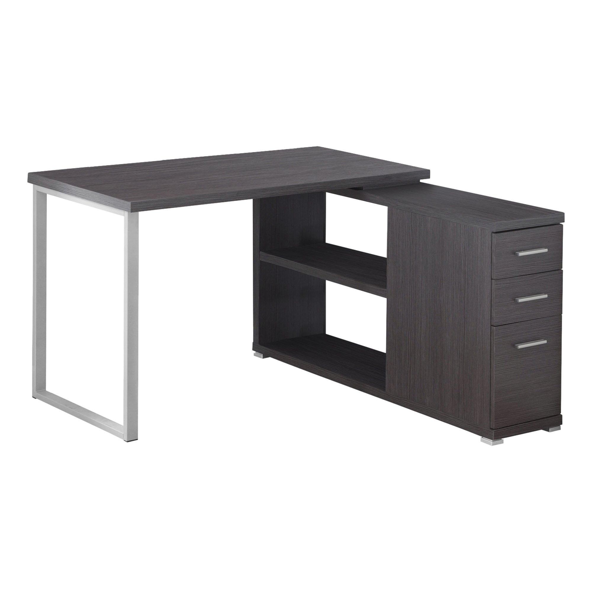 Monarch white l on sale shaped desk