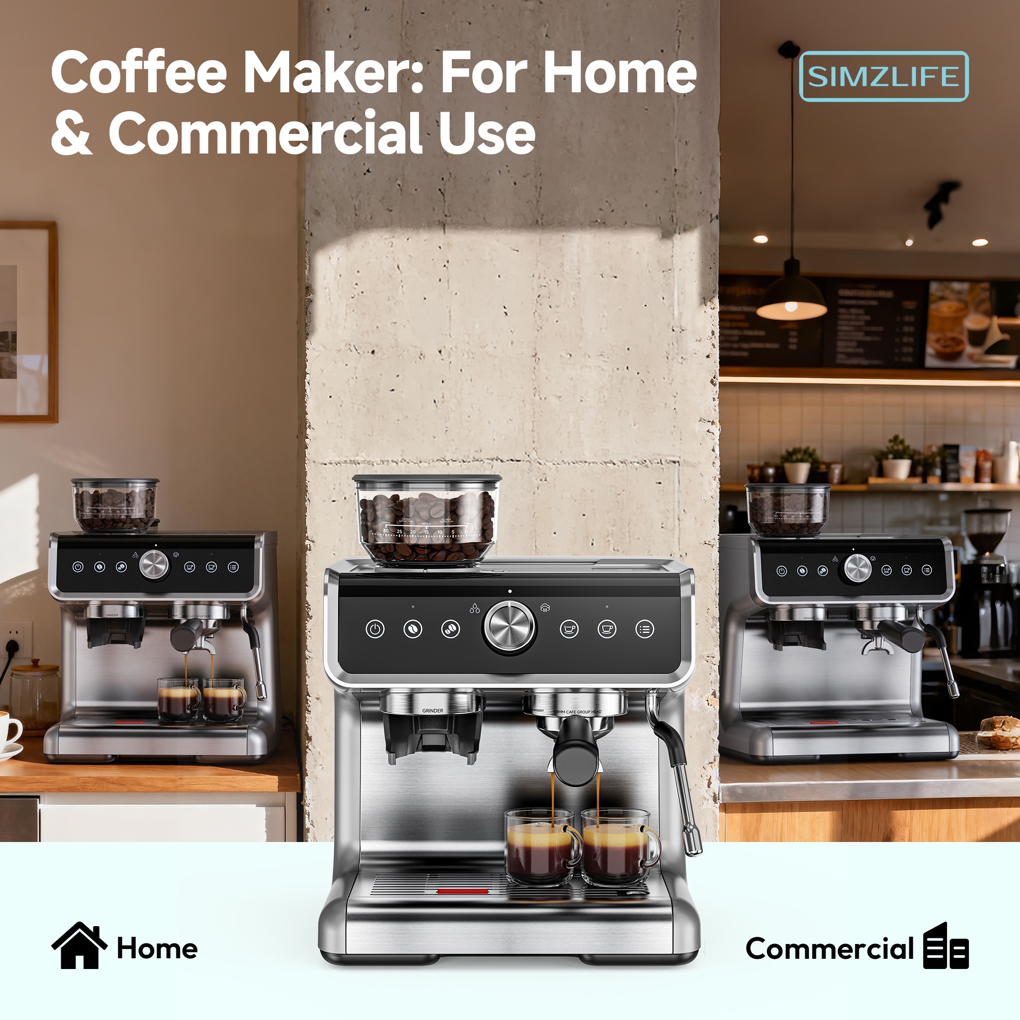 SIMZLIFE CM002-15ASI-S-LS-SC Coffee-Makers - View #6