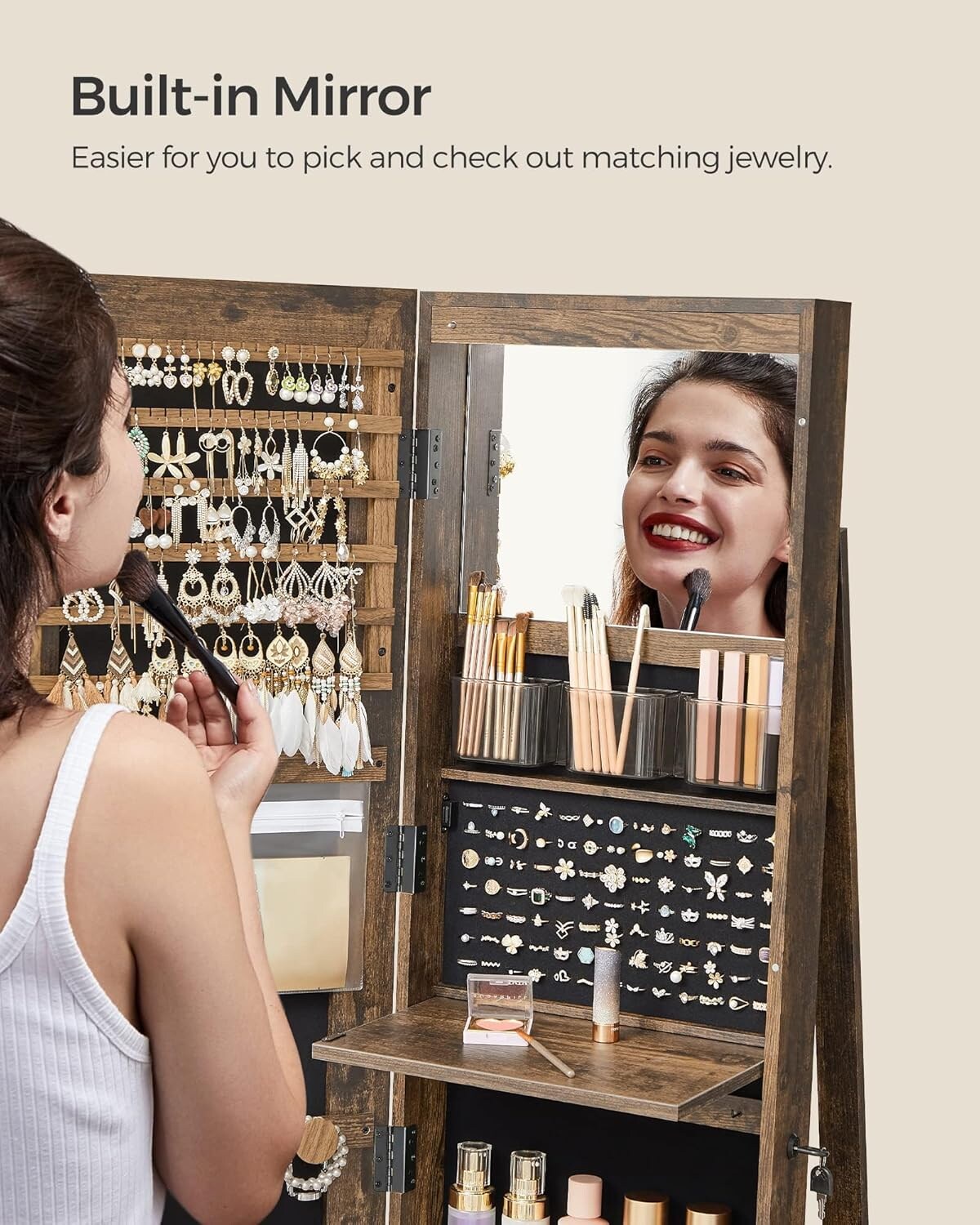 SONGMICS HOME JJC007X01 Jewelry-Armoires - View #6