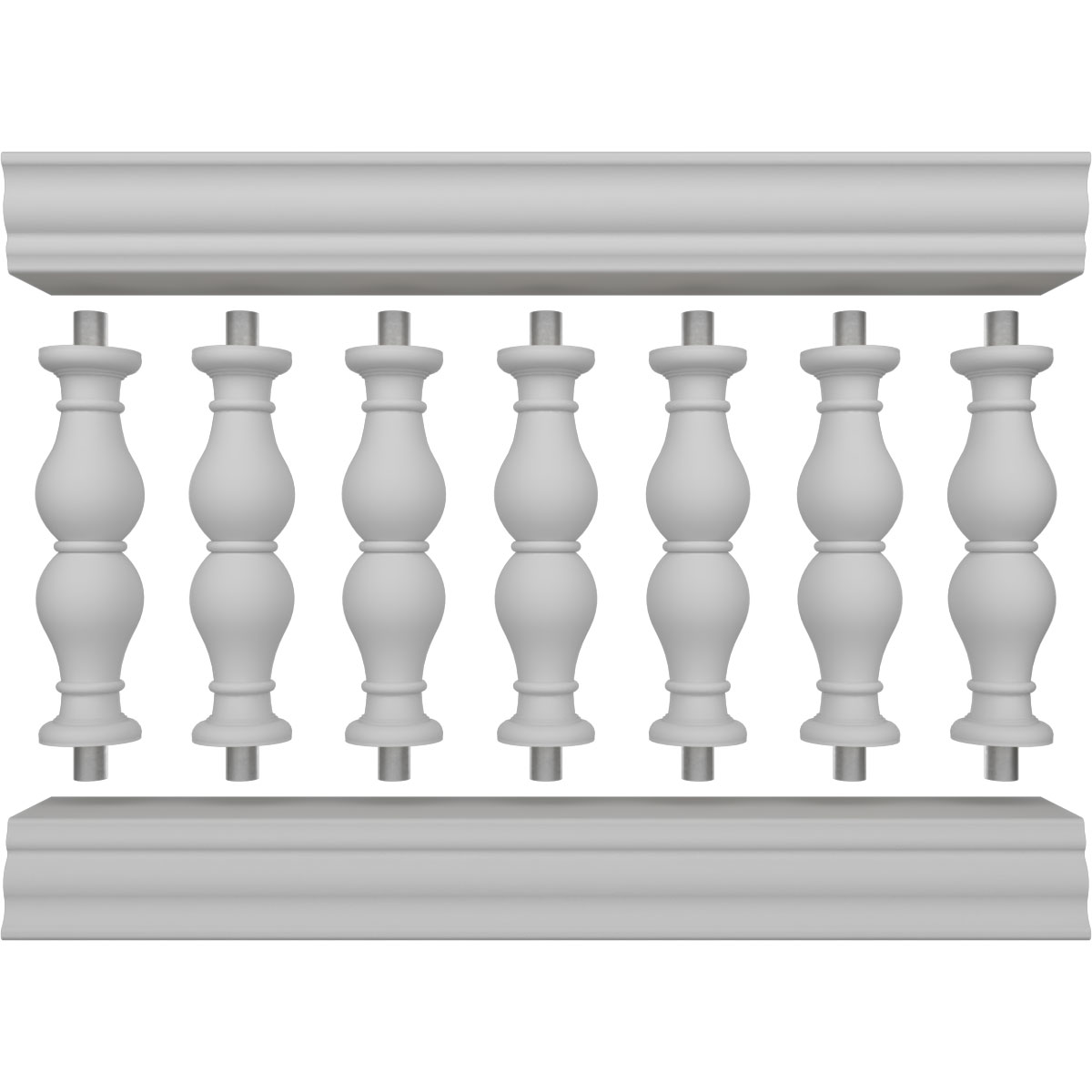 Ekena Millwork BALK32X048AVN railings - View #5