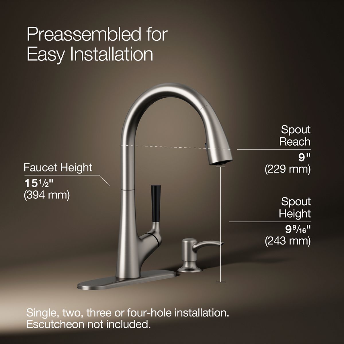 KOHLER R562-SD-VS Kitchen-Faucets - View #3