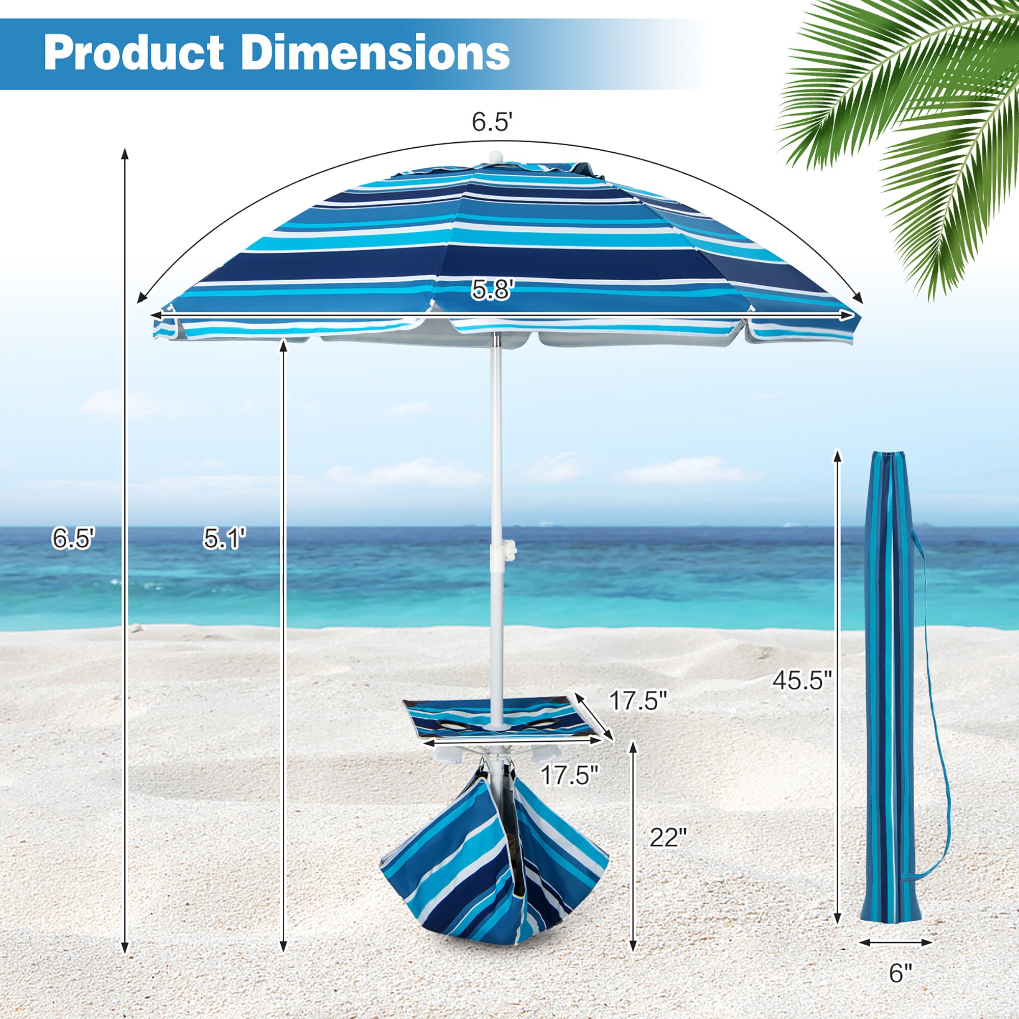 Costway NP10840NY Umbrellas-2 - View #10