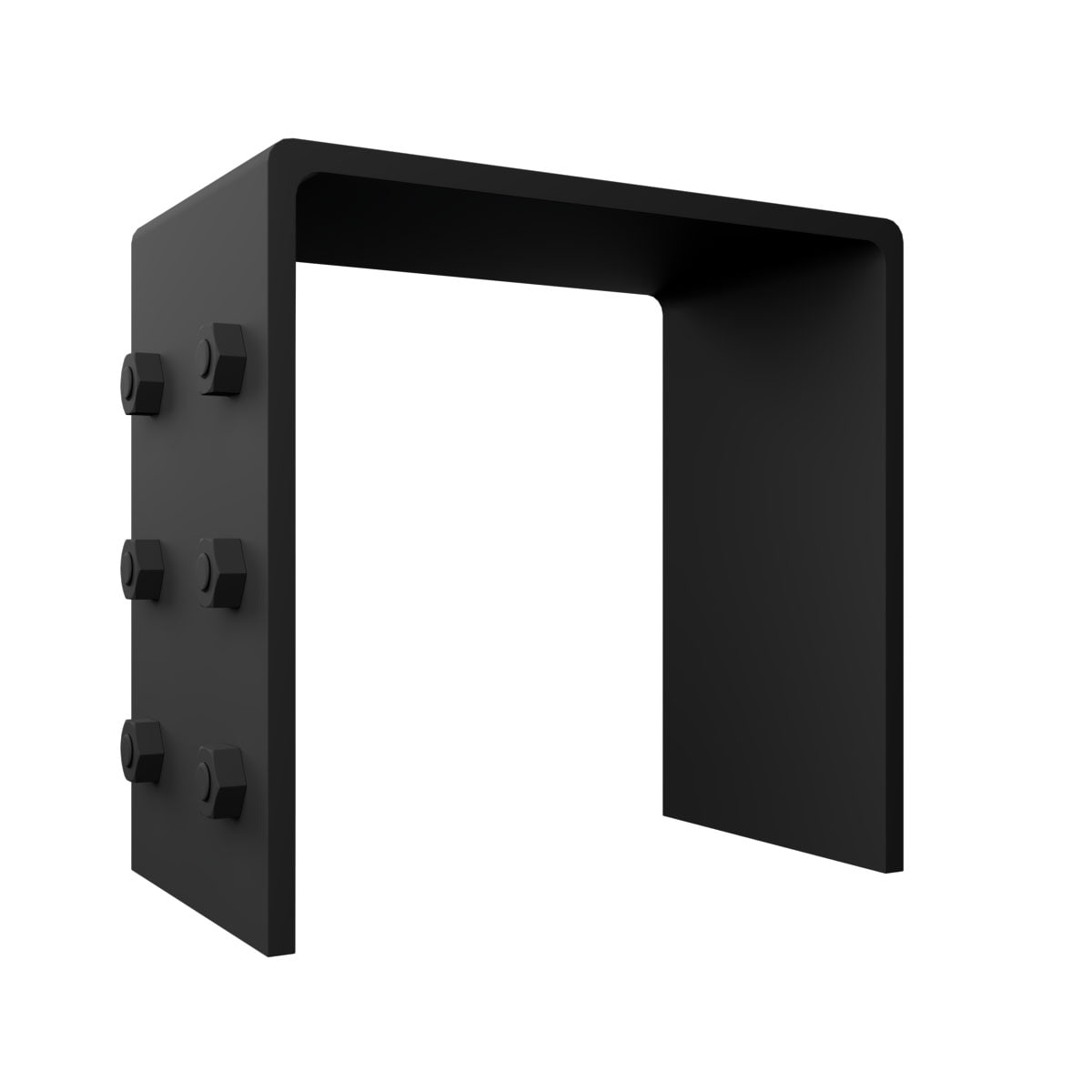 Ekena Millwork BMSTRP10X10S 1-in x 10-in x 6-in Smooth Strap Finished Urethane U-Shaped Decorative Strap