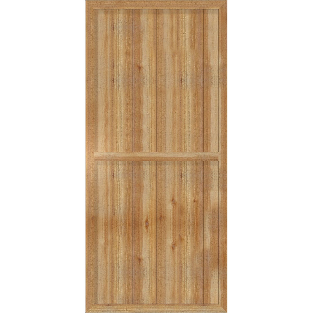 Ekena Millwork RBF06S32X071RWR 32.25-in W x 71-in H Unfinished Paintable/Stainable Board and batten Framed Wood Exterior Shutters ( 2 -Pack )
