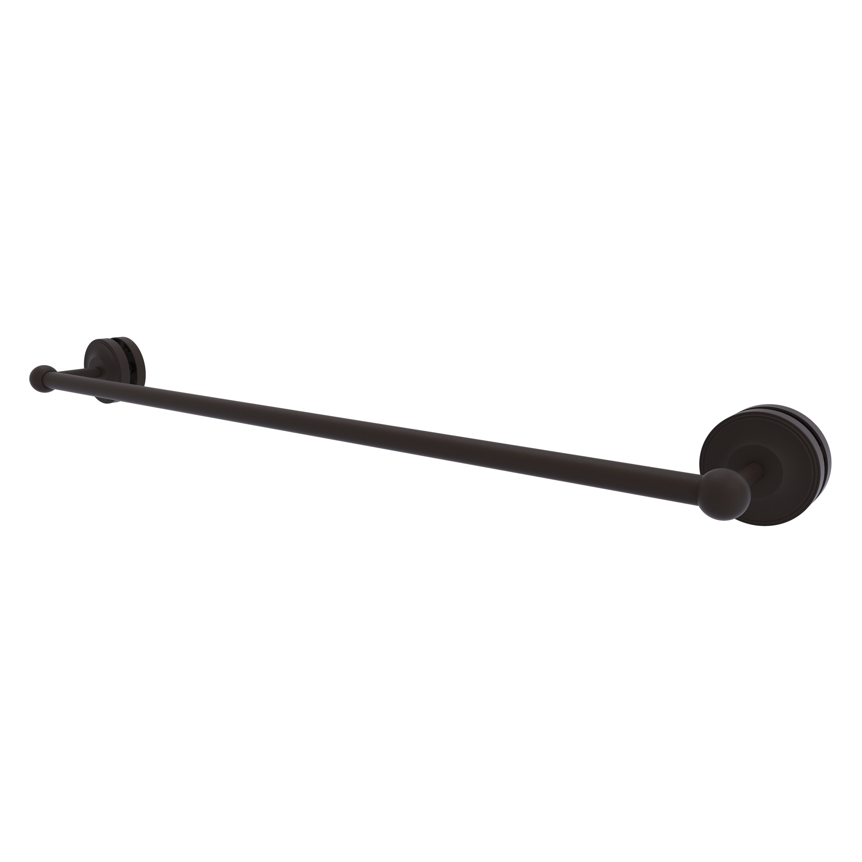 Allied Brass PR-41-SM-30-ORB Prestige Regal 30-in Oil-rubbed bronze Wall mount Single Towel Bar
