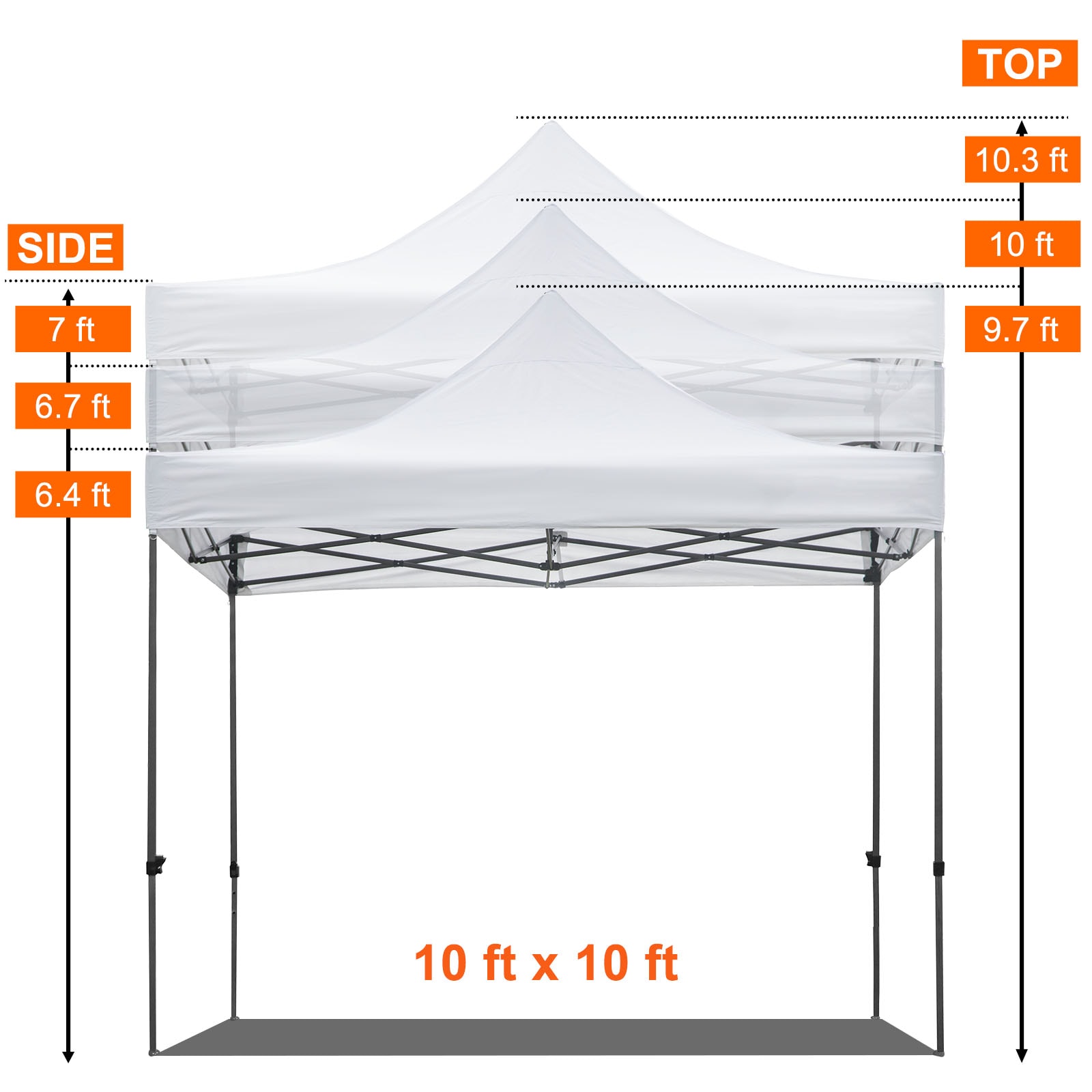 VEVOR DCSLTZP1010FTX08HV0 tents - View #8