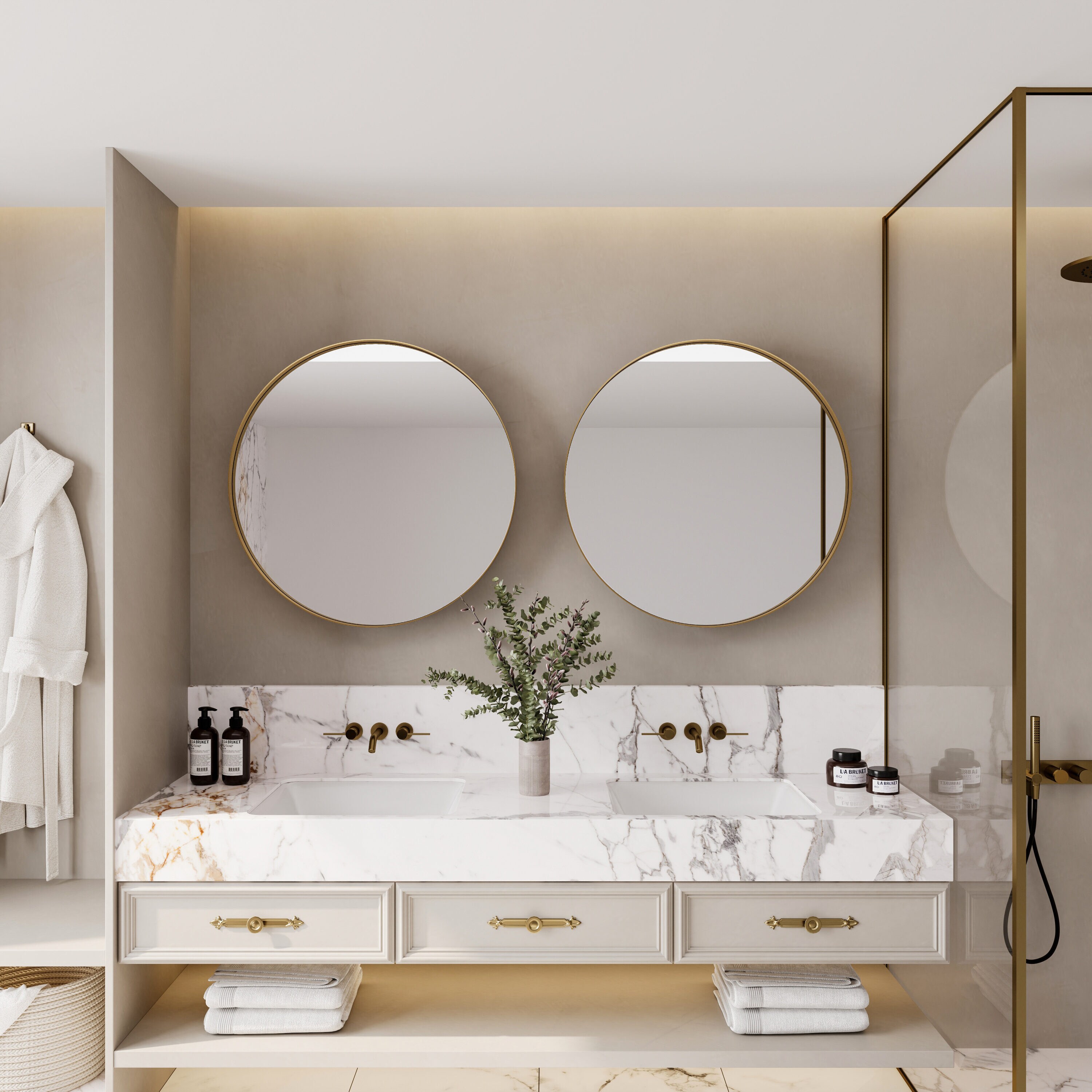WELLFOR WA-6028-DH Bathroom-Medicine-Cabinets - View #3
