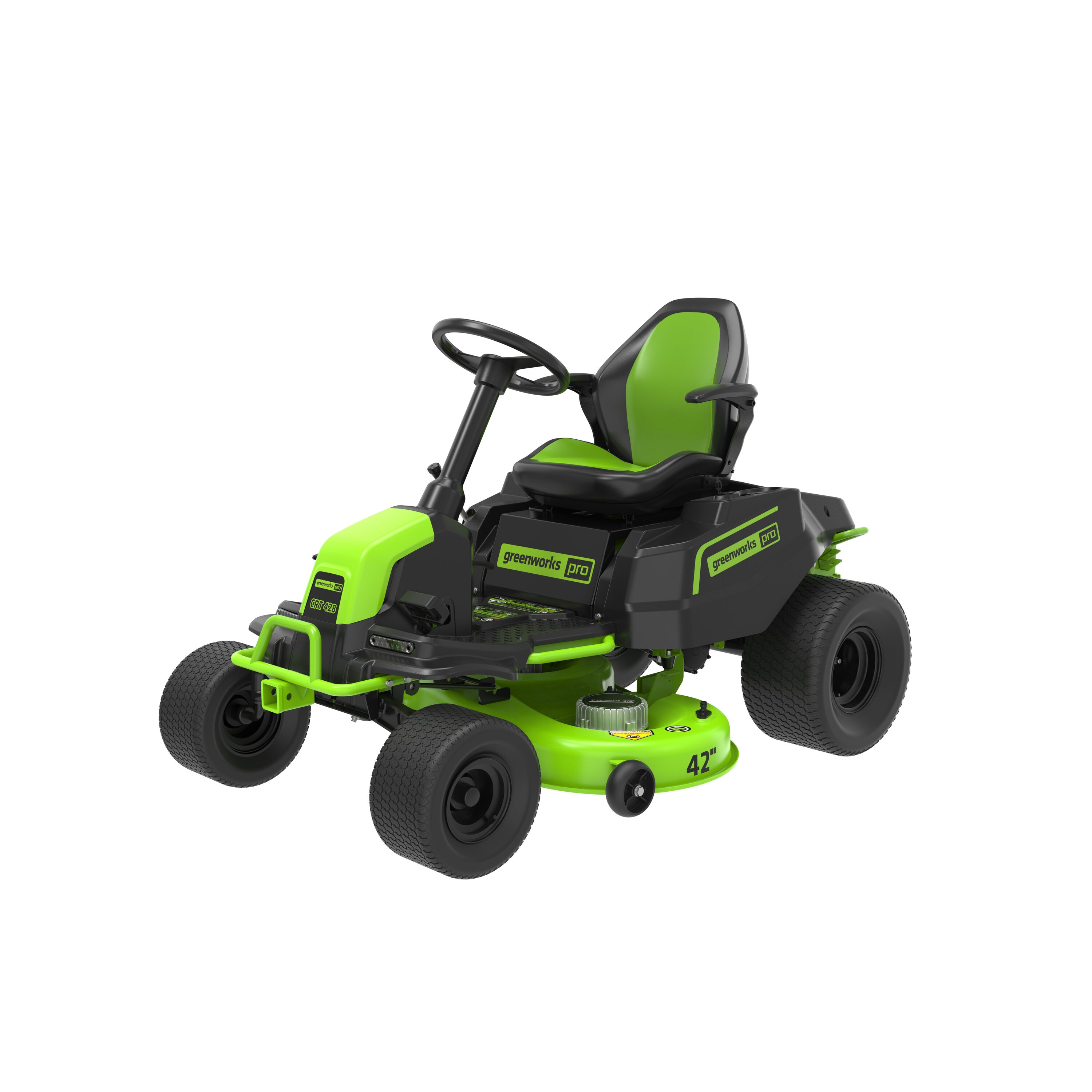 60V 42 Cordless Battery CrossoverT Riding Lawn Mower W/ Six (6 ...