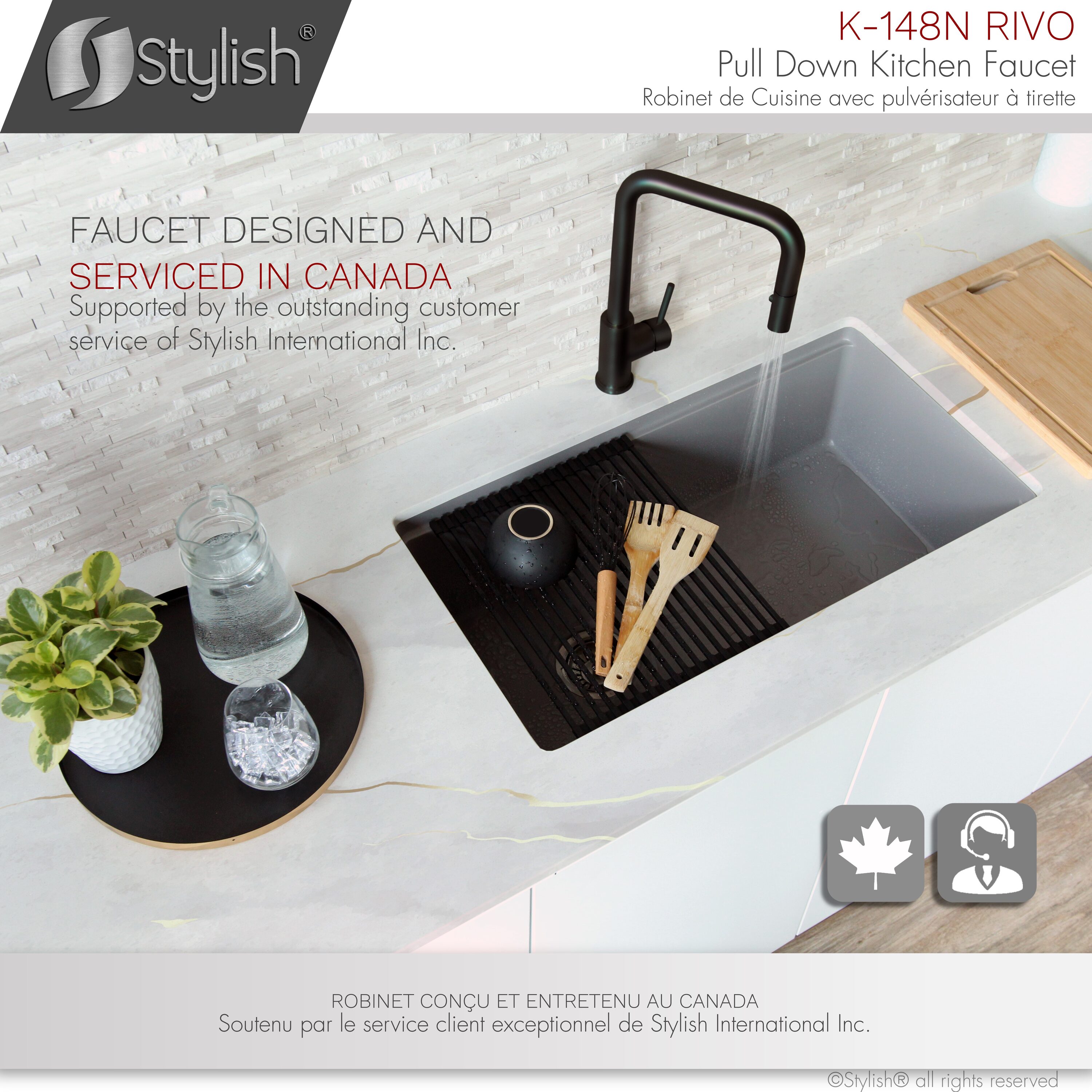 Stylish K-148N Kitchen-Faucets - View #12
