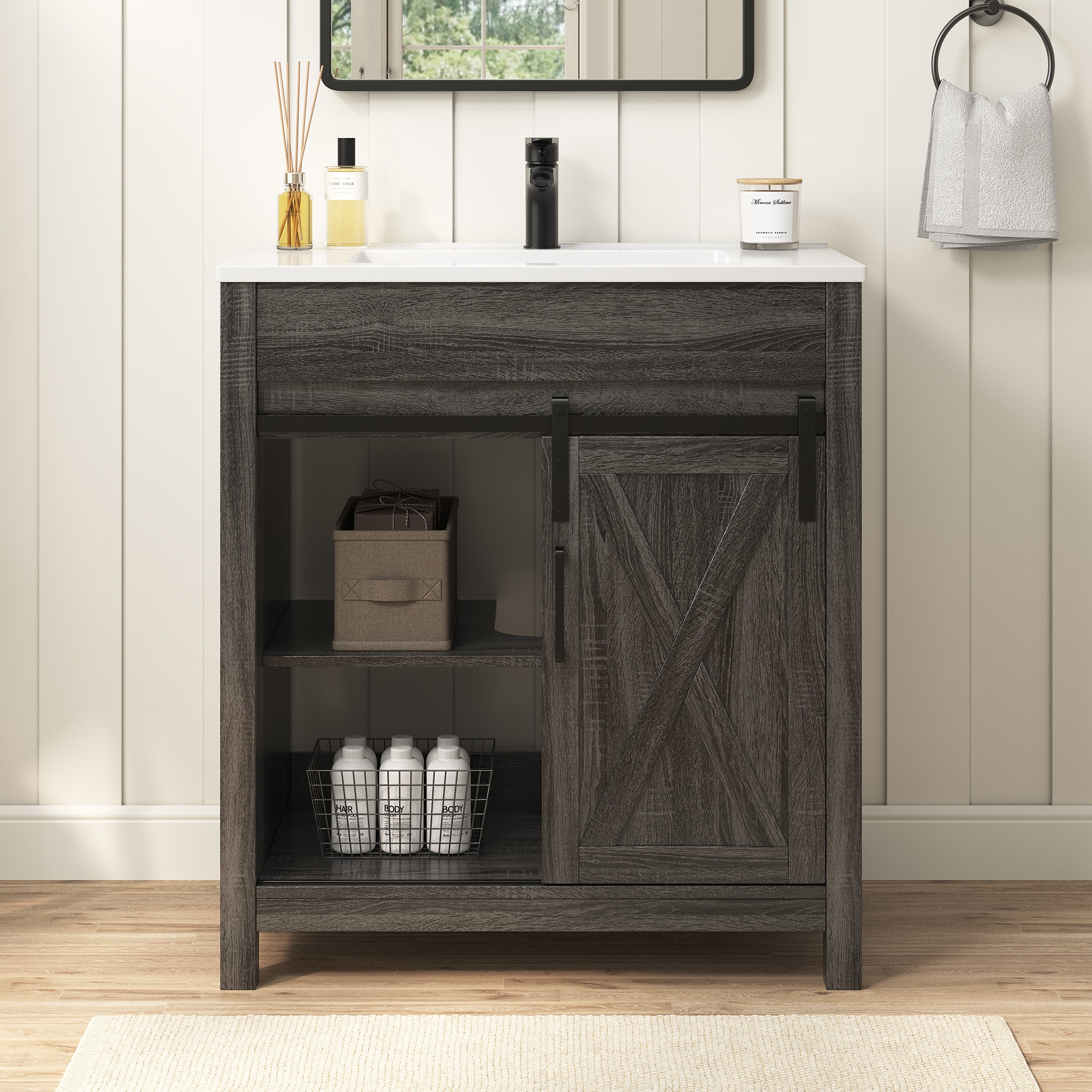 DELUXE LIVING V24029KD-30DW Bath-Vanity-Combo - View #5