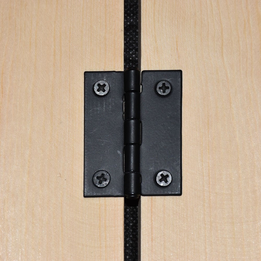 RELIABILT 2-in H Matte Black Mortise Interior/Exterior Door Hinge (2 ...