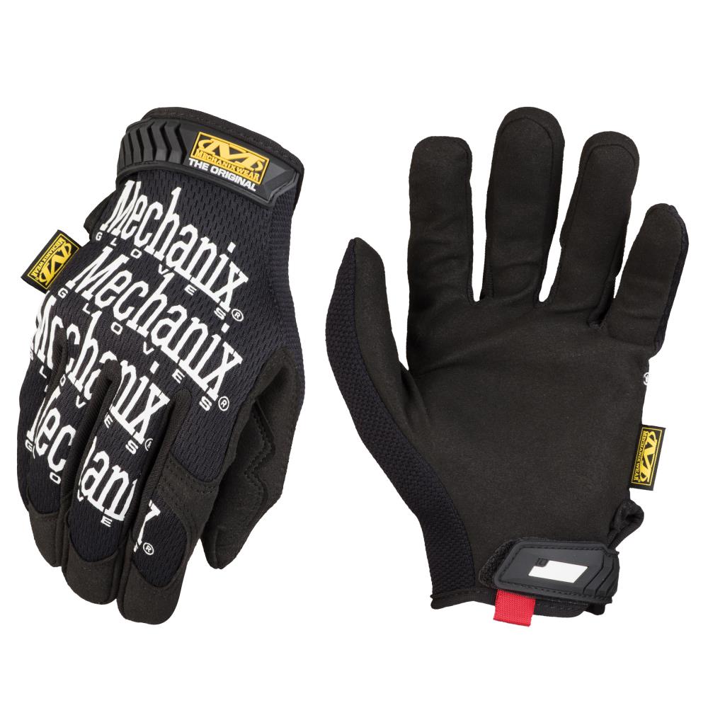 MECHANIX WEAR Large Black Synthetic Leather Gloves, (1-Pair) in