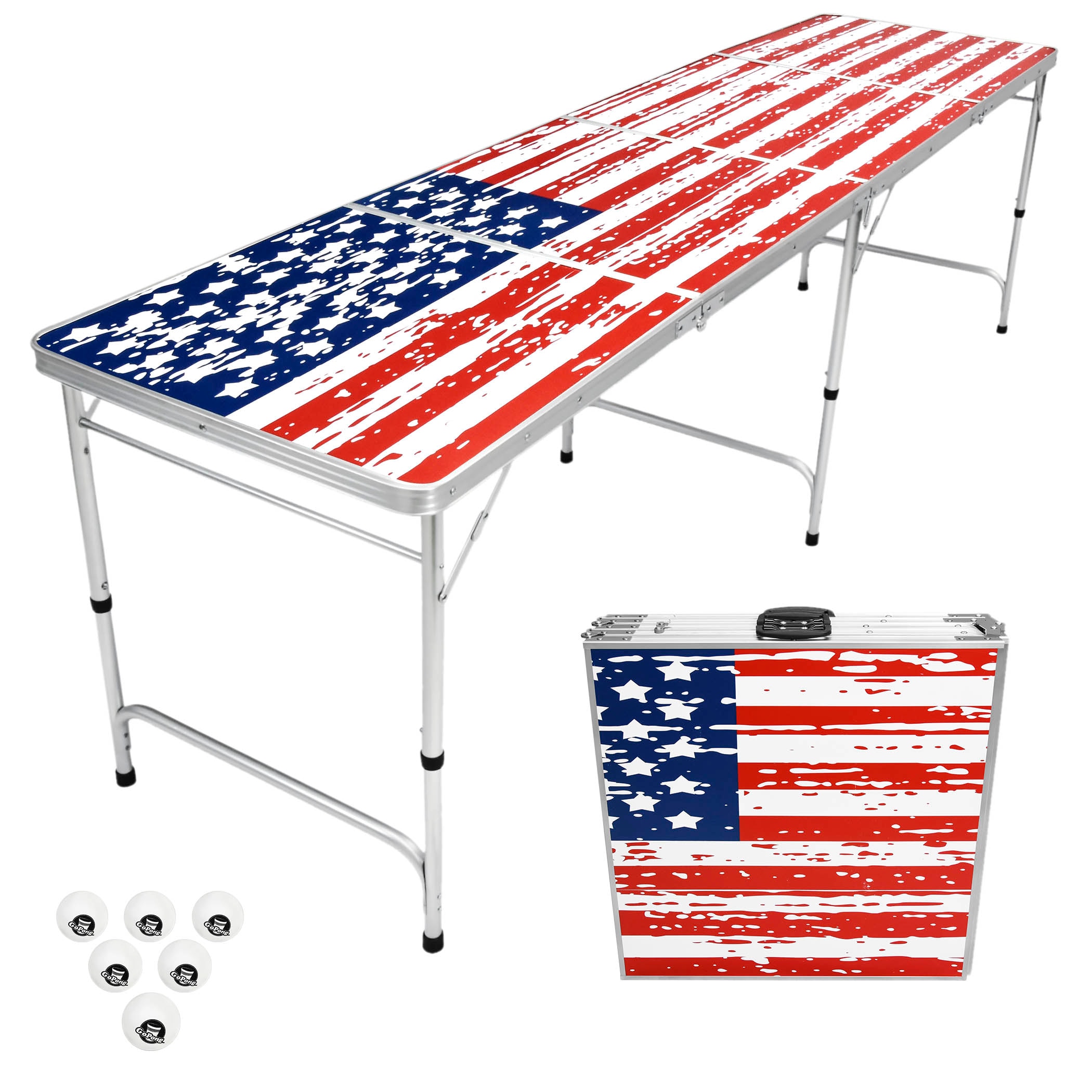 PartyPongTables.co 8-Foot Beer Pong Table - Splash Edition