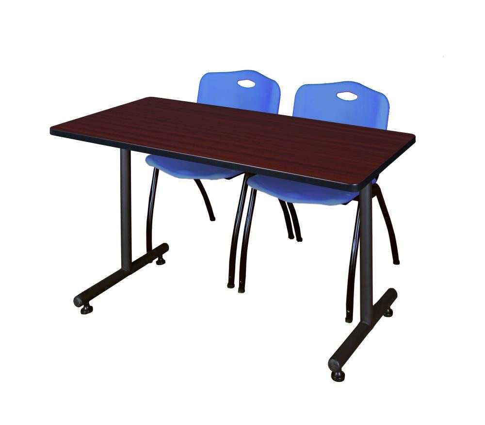 Regency MKTRCT4830MH47BE Training Brown 4-Person Training Table (48-in W x 29-in H)