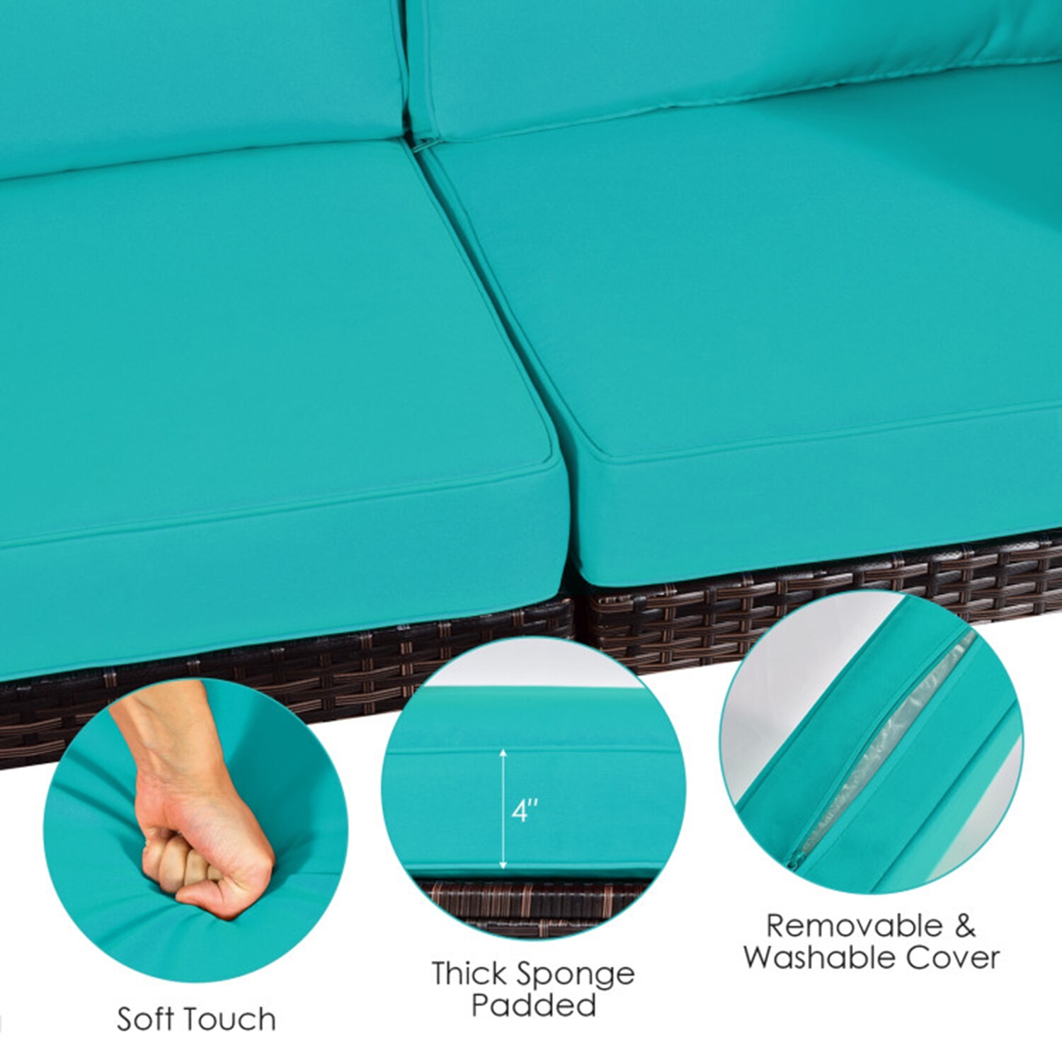 Mondawe MO-LLZG700GY Patio-Sofas-Daybeds - View #7