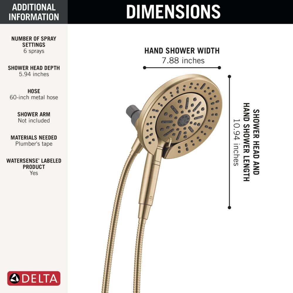 Delta 75655CZ Fixed-Showerhead - View #8