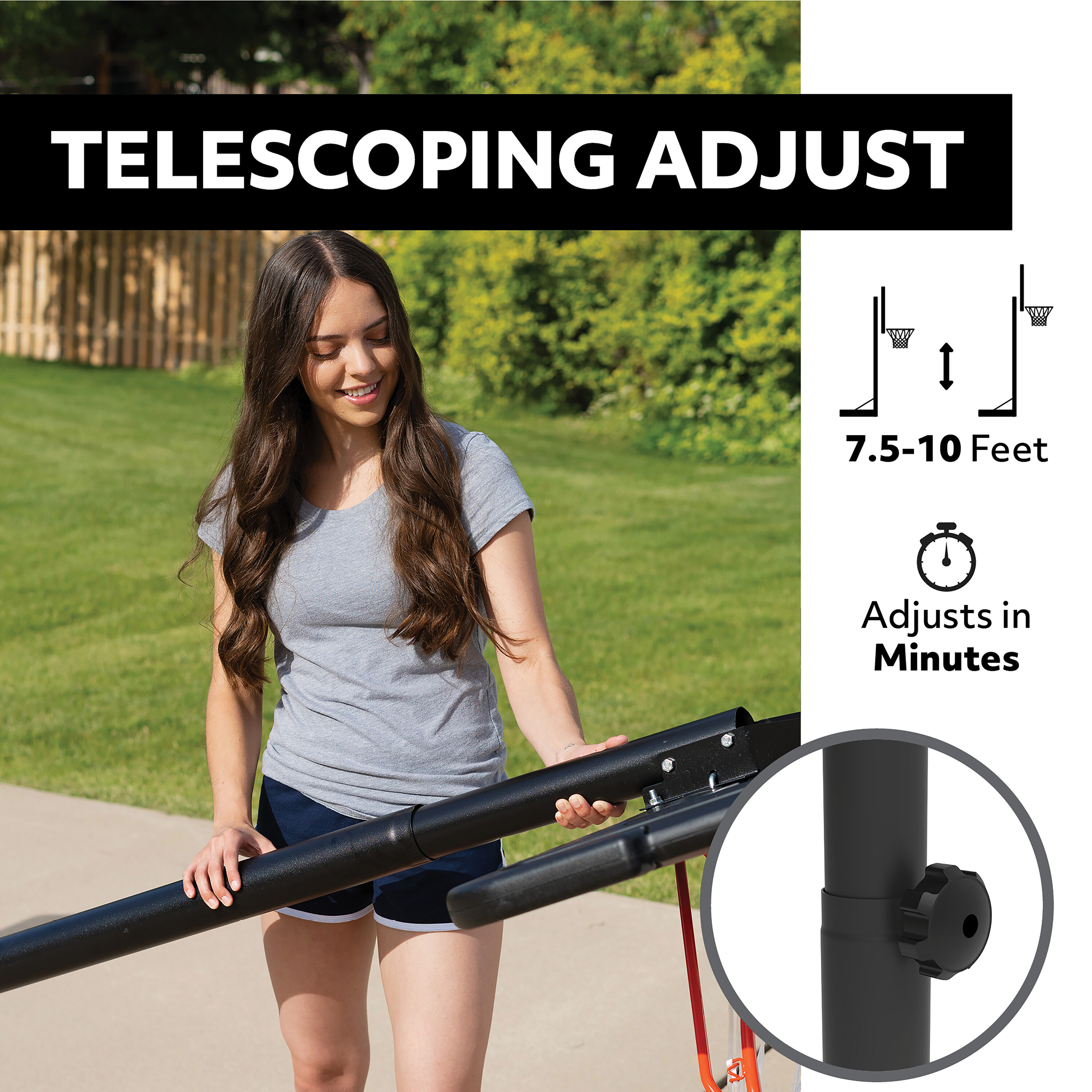LIFETIME PRODUCTS 90033 Basketball-System - View #4