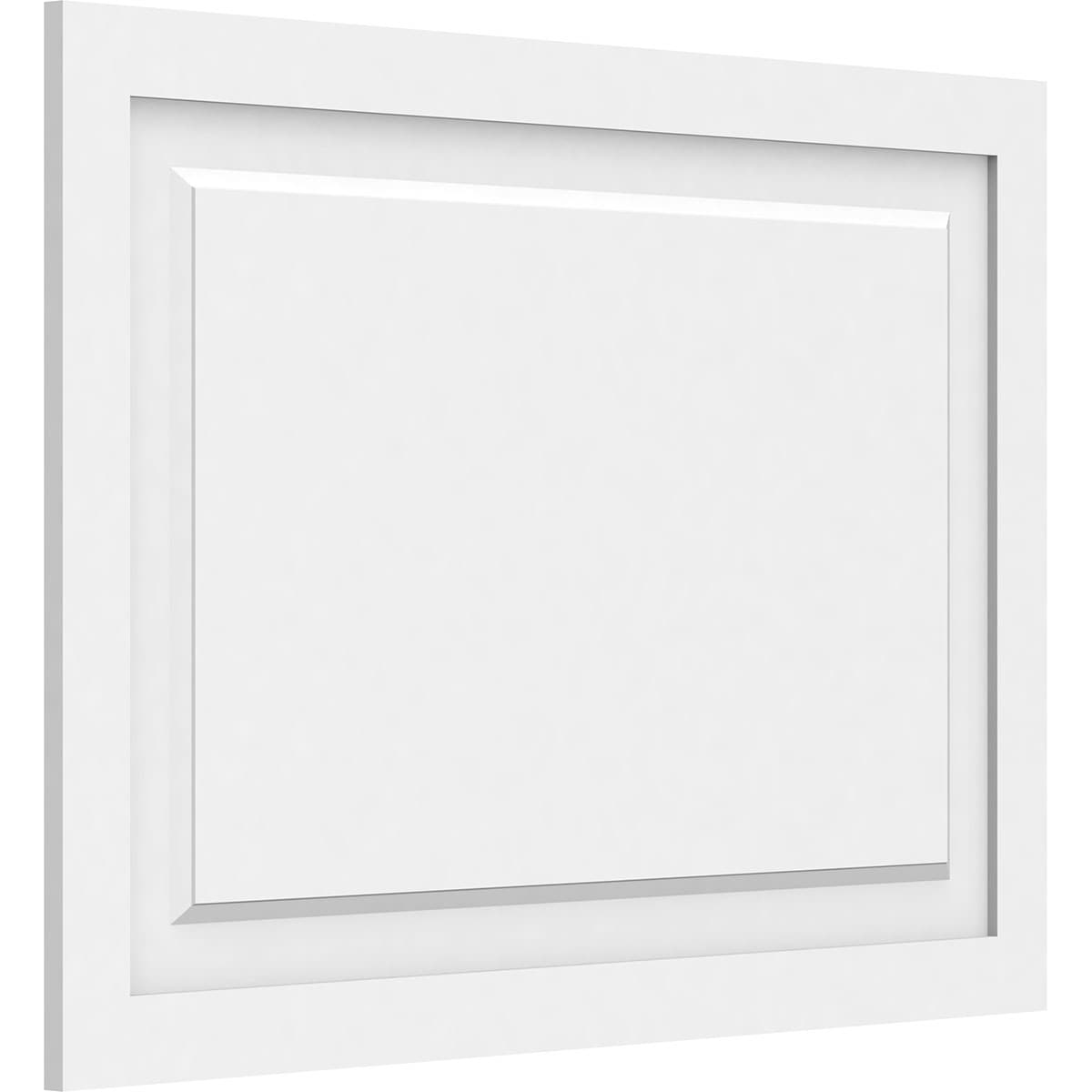 Ekena Millwork WALP34X24X062HAR 34-in x 24-in Smooth Paintable/Stainable White PVC Fretwork Wall Panel (
