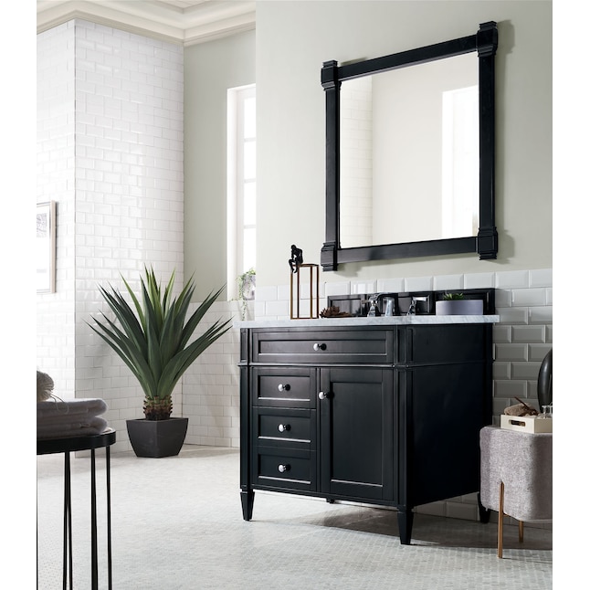 Single Sink Bathroom Vanity, 36 Inch Black Bathroom Vanity Dimensions