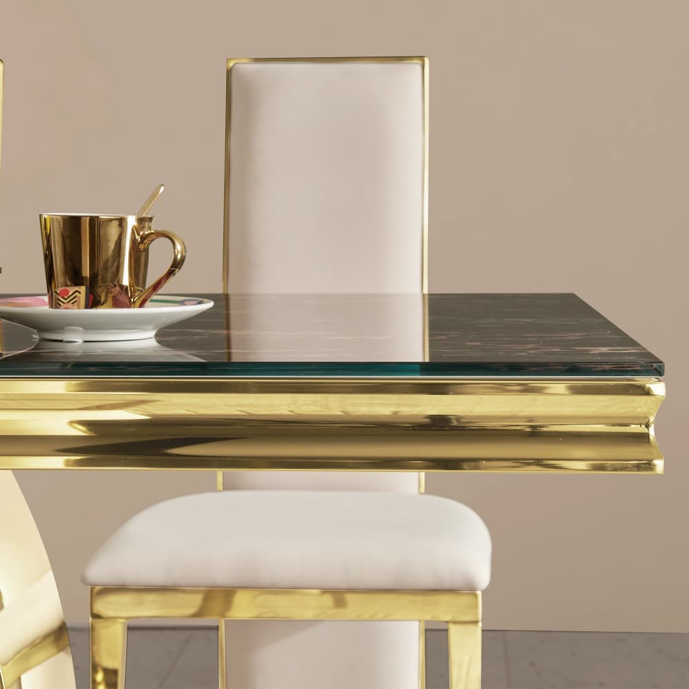 Coolbibila ERNEST-TABLE-GOLD Dining-Tables - View #6
