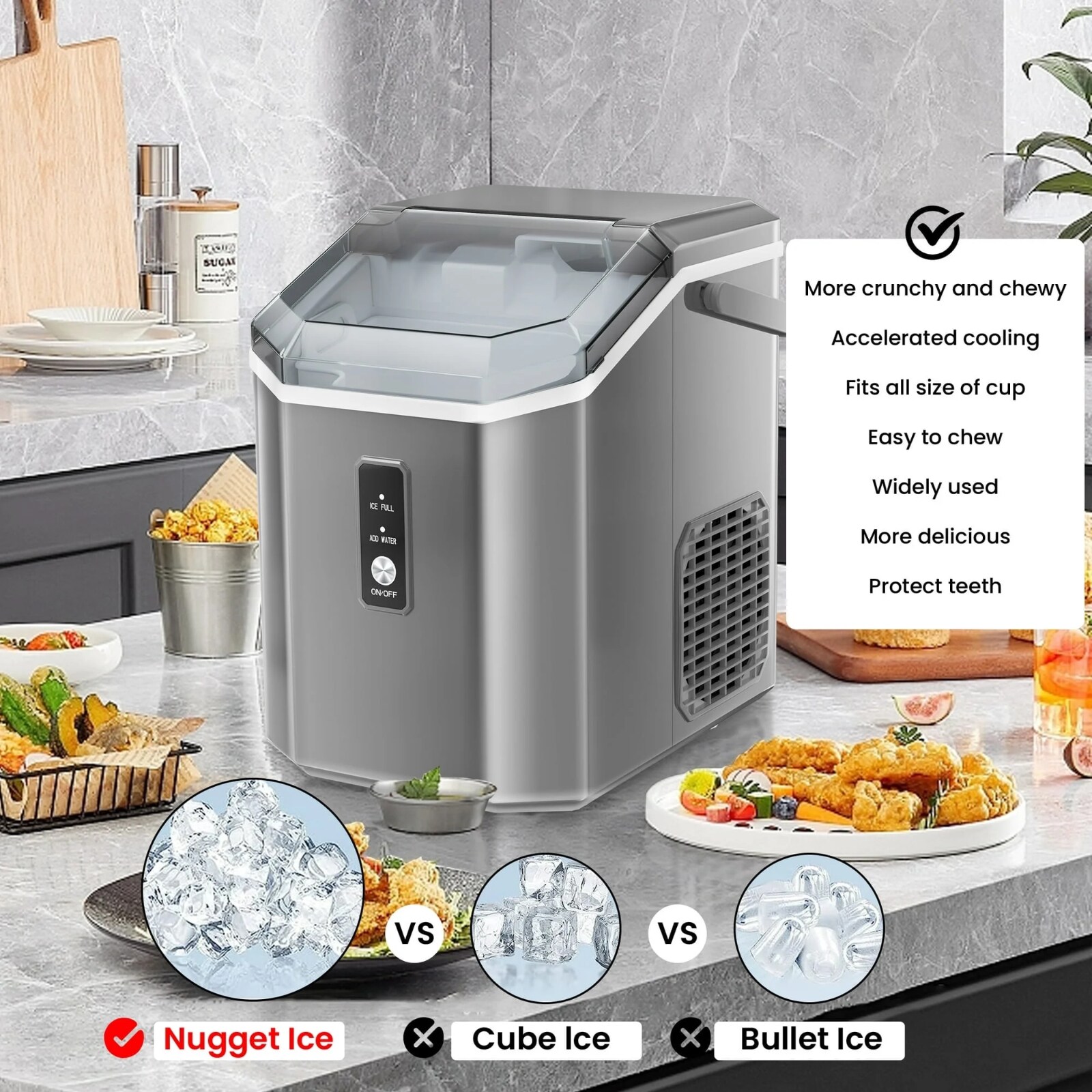 Antarctic Star Z5815NA-GREY Commercial-Ice-Makers - View #3