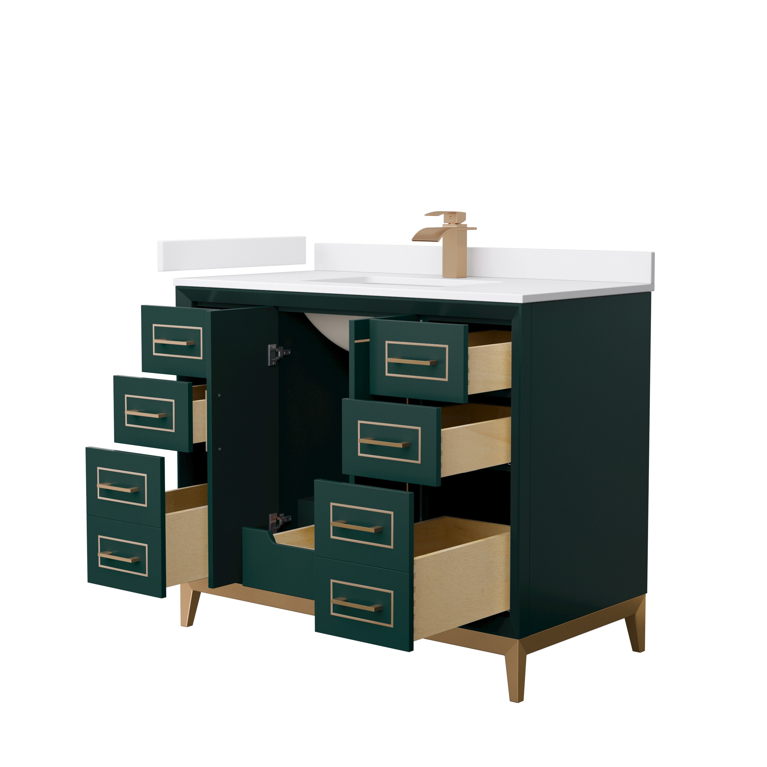 Wyndham Collection WCH515142SGSWCUNSMXX Bath-Vanity-Combo - View #2