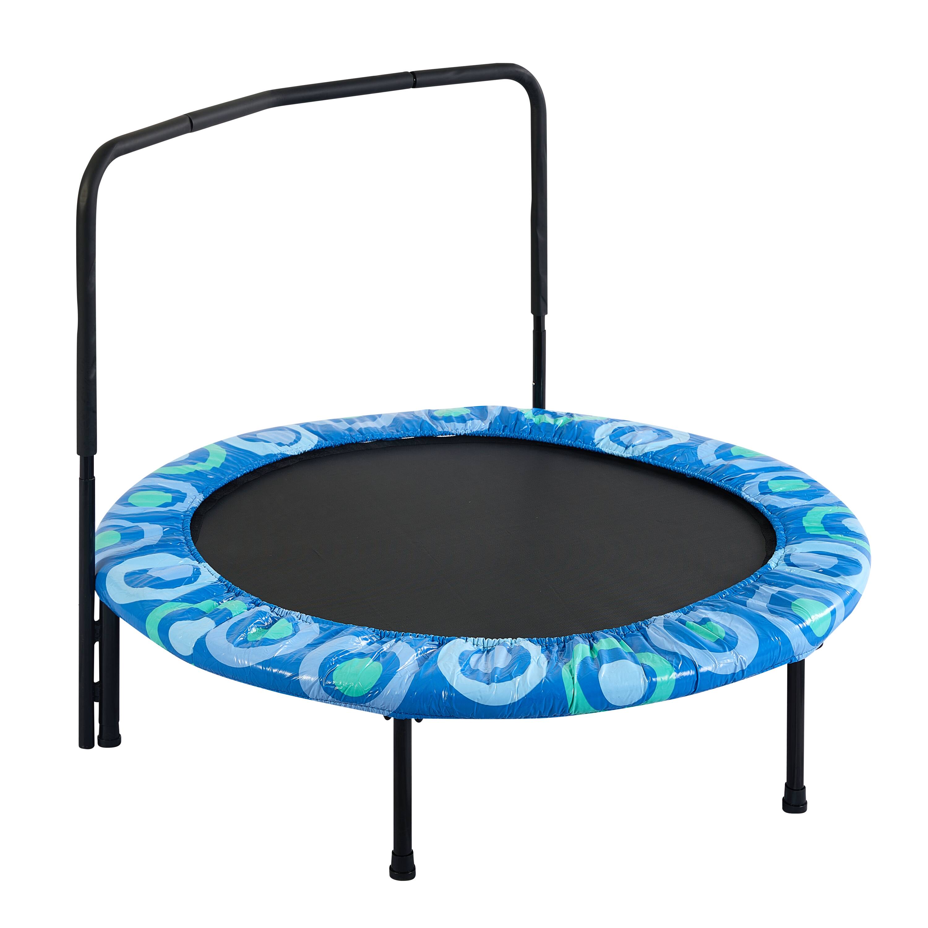 Siavonce XH49672 children's trampoline 4-ft Round Kids in Blue
