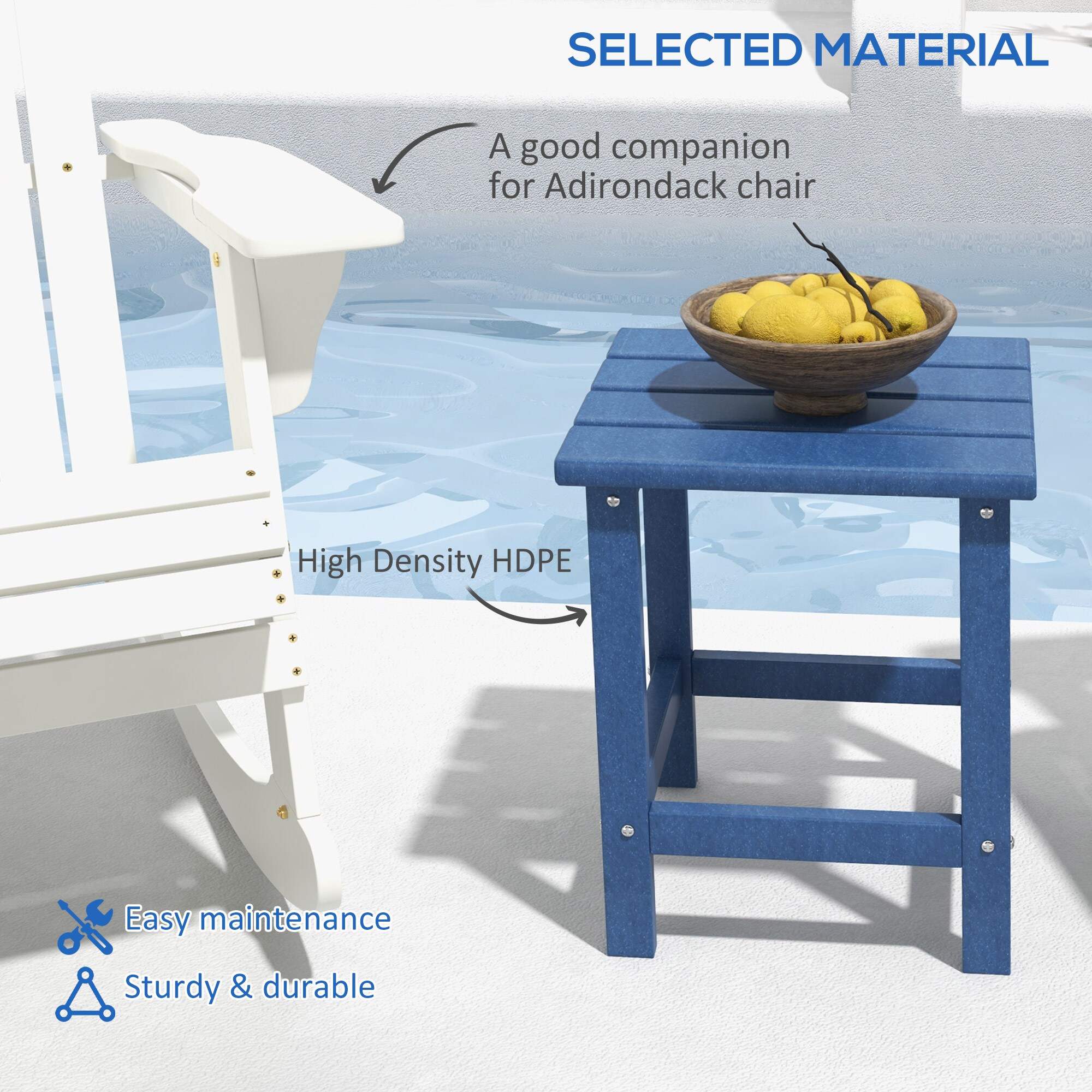 CESICIA W225-OPS-140 Patio-Tables - View #3