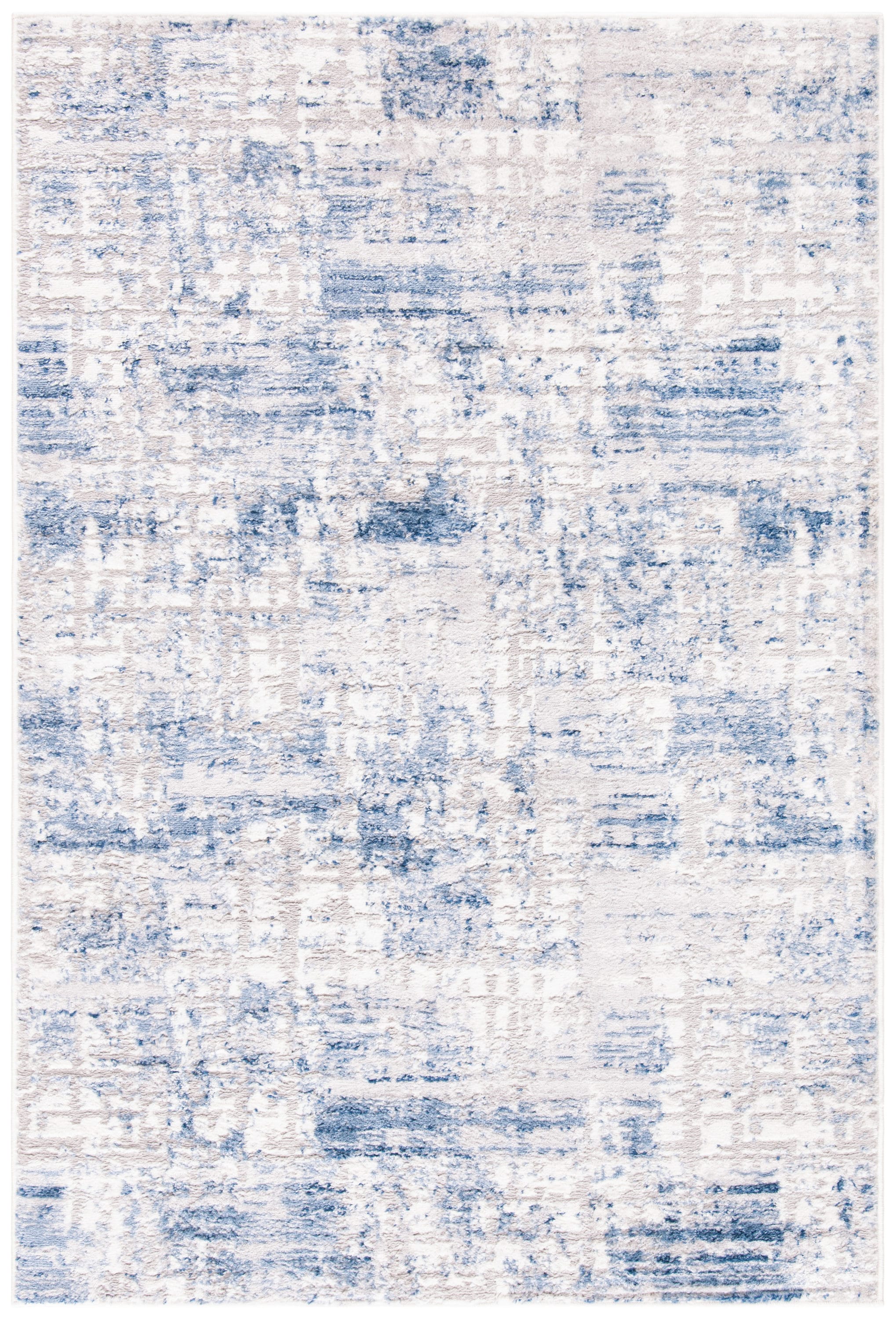 Safavieh ALA786M-6 Amelia Oristo 6 x 9 (ft) Loomed Synthetic Blue/Gray Rectangular Indoor Abstract Area rug