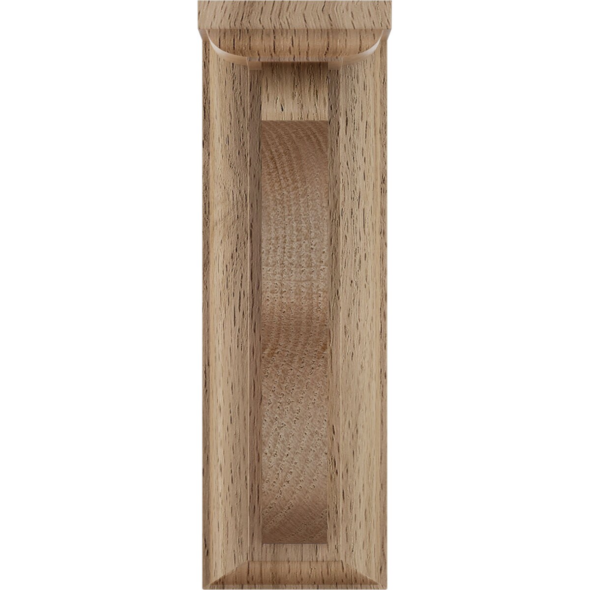 Hamilton 7" Red Oak Traditional Wood Corbel Bracket