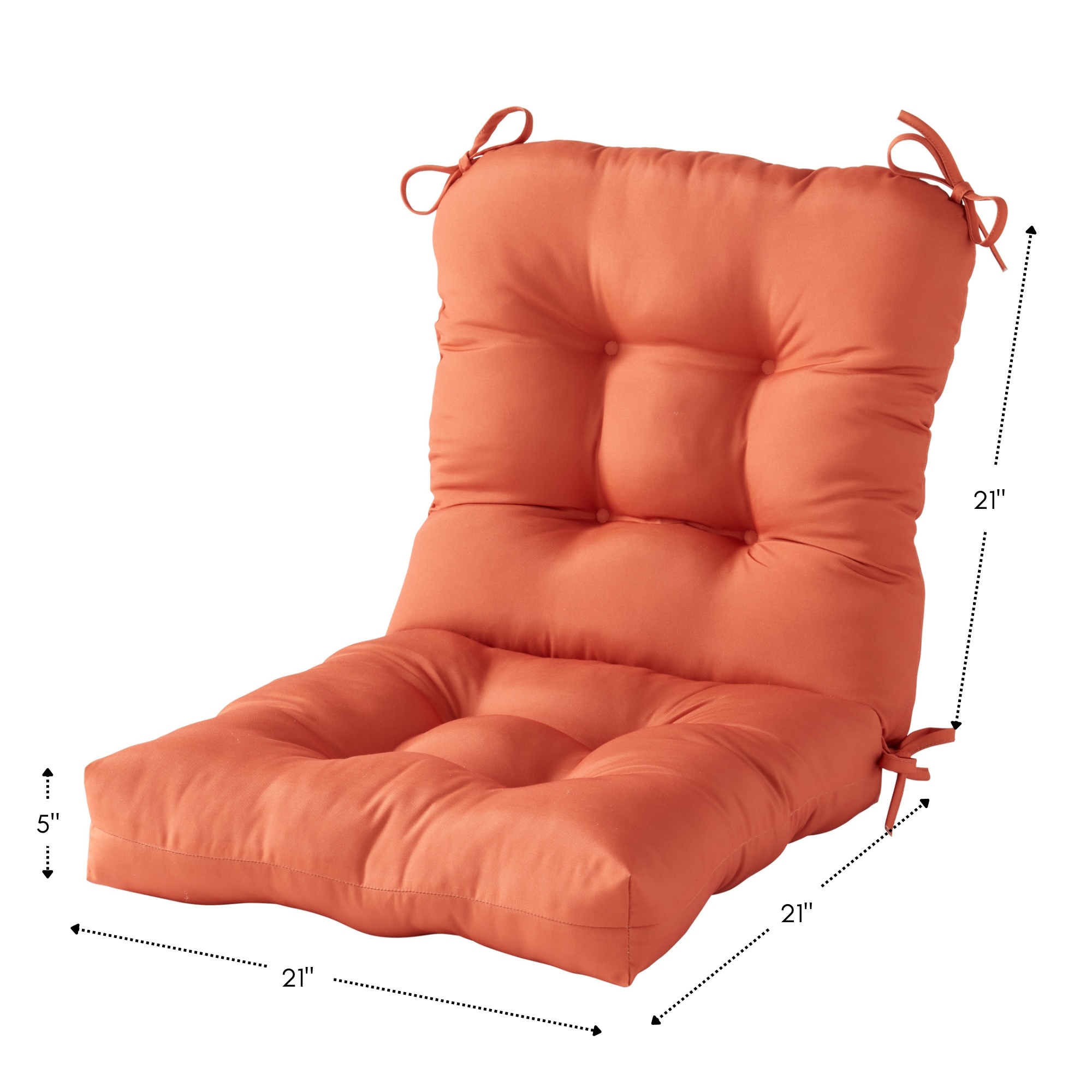 Greendale Home Fashions OC5815-RUST Patio-Furniture-Cushions - View #8