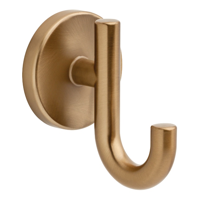 Delta Trinsic Champagne Bronze Single-Hook Wall Mount Towel Hook in the  Towel Hooks department at