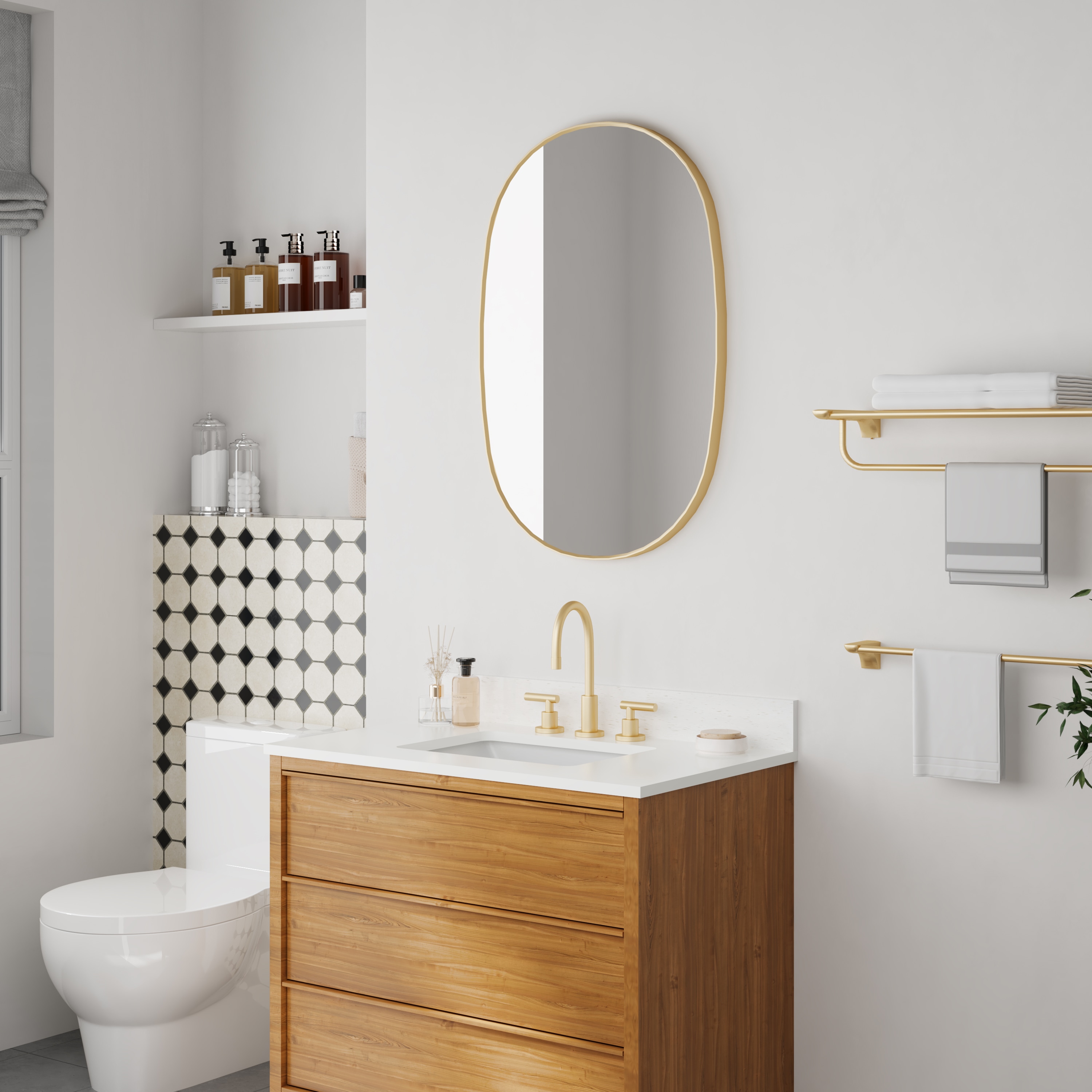 Forclover ASM-M5703 Framed-Bath-Mirrors - View #2