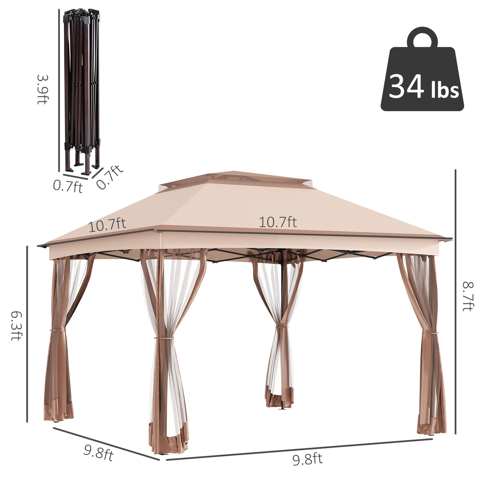Damerin Z-GA19 Wood-Resin-Gazebos - View #3