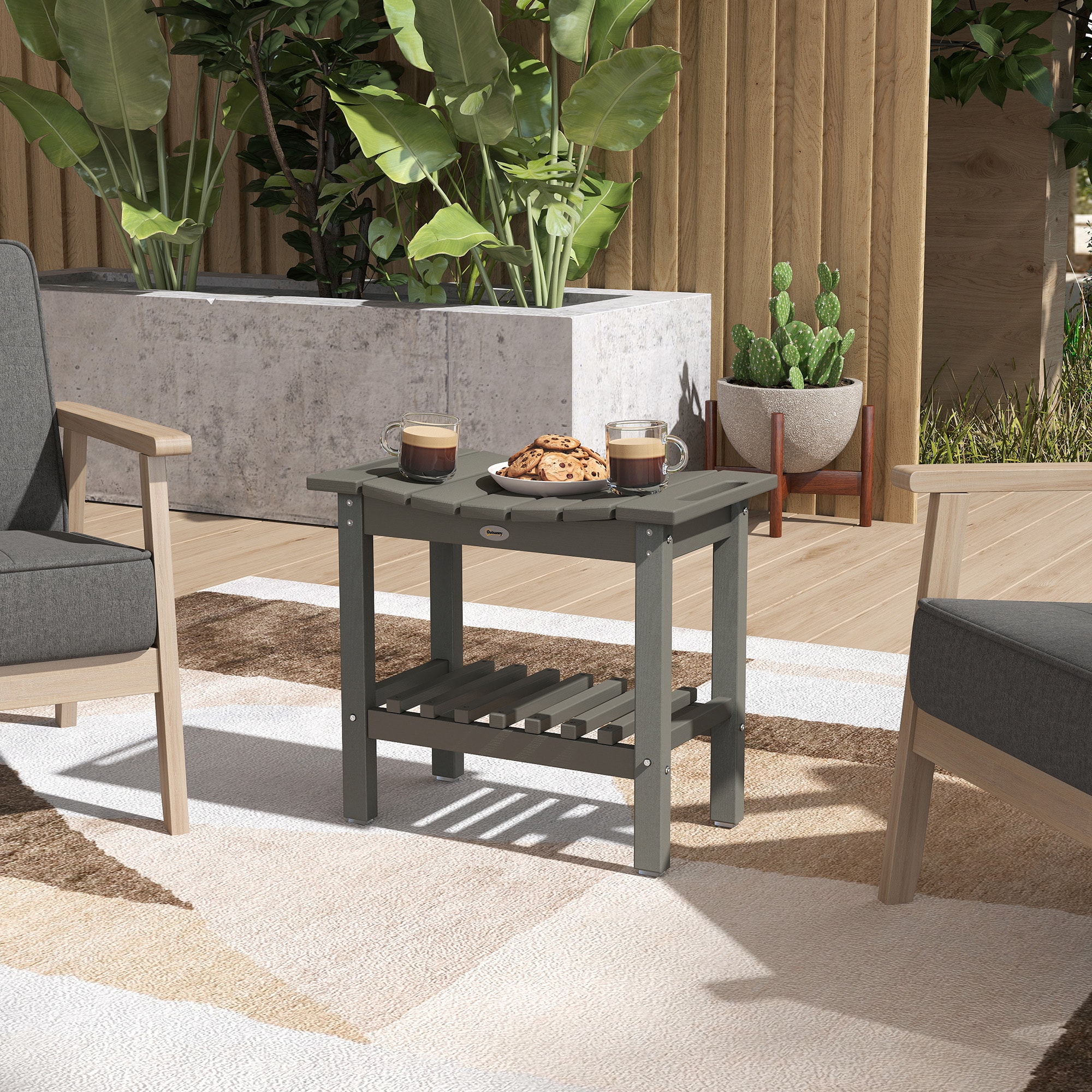 Outsunny 84G-744V00CG Garden-Stools - View #2