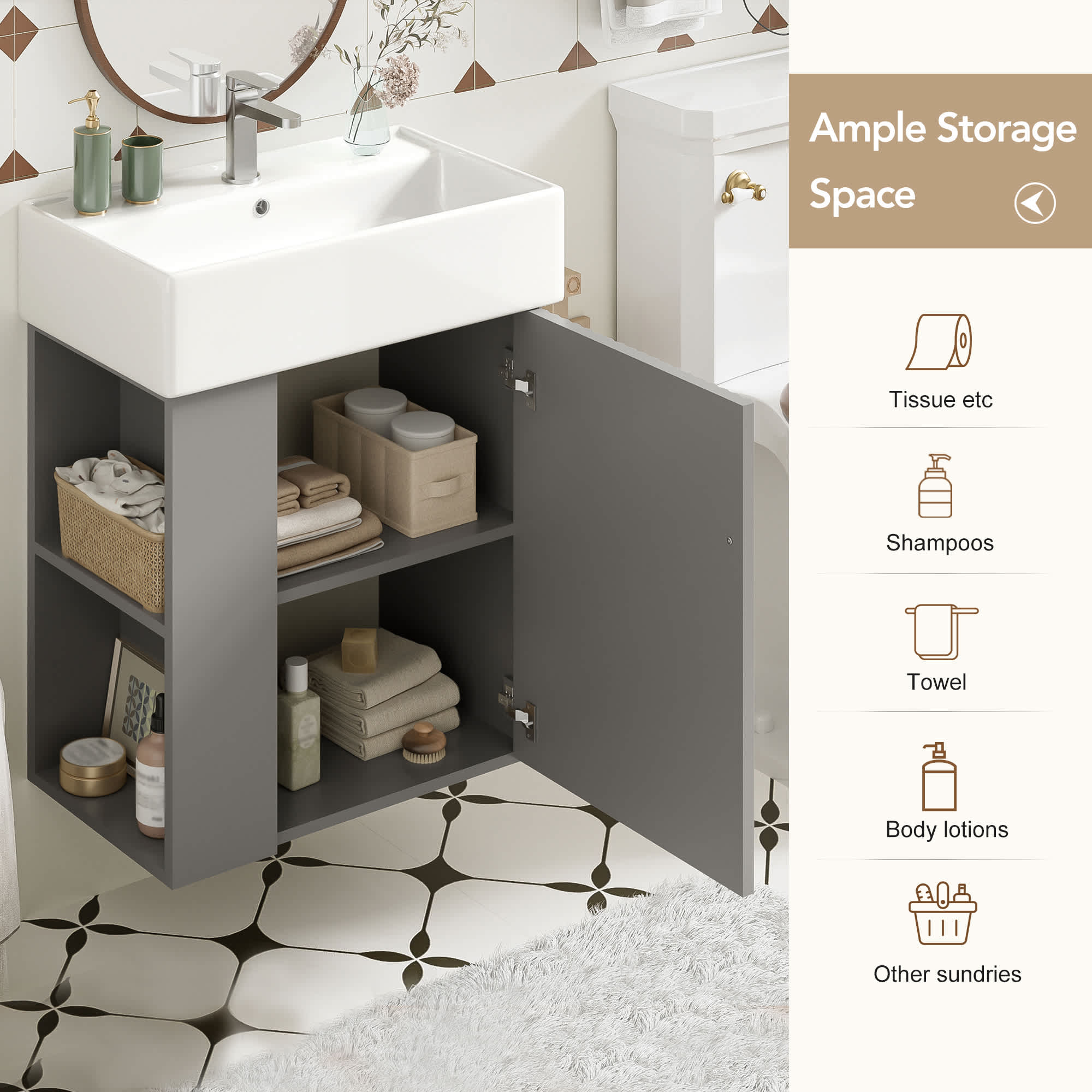 Vynxaria LEXY1241-DJYS-SZT056 Bath-Vanity-Combo - View #8