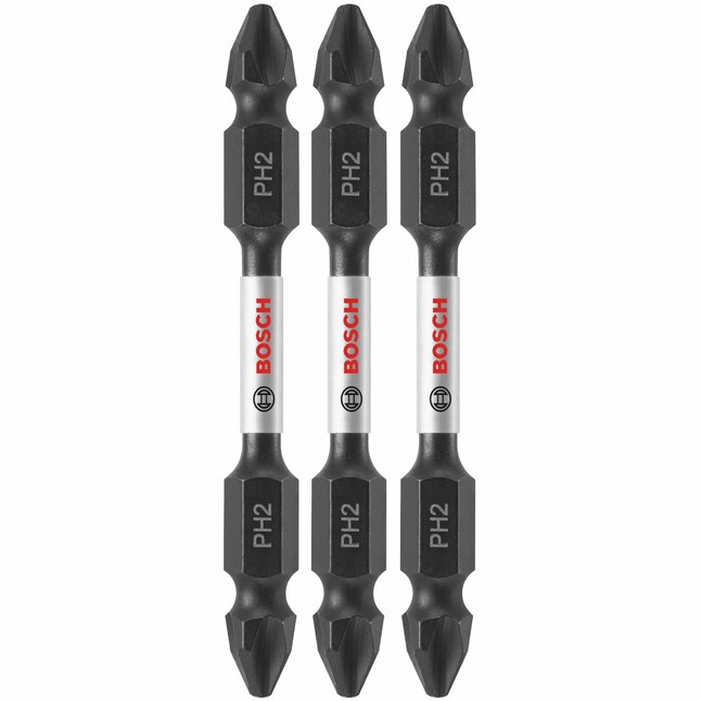 Bosch Impact Tough 3-Piece 1/4-in x 2-1/2-in Phillips Impact Driver Bit Bosch Impact Tough 3-Piece 1/4-in x 2-1/2-in Phillips Impact Driver Bit