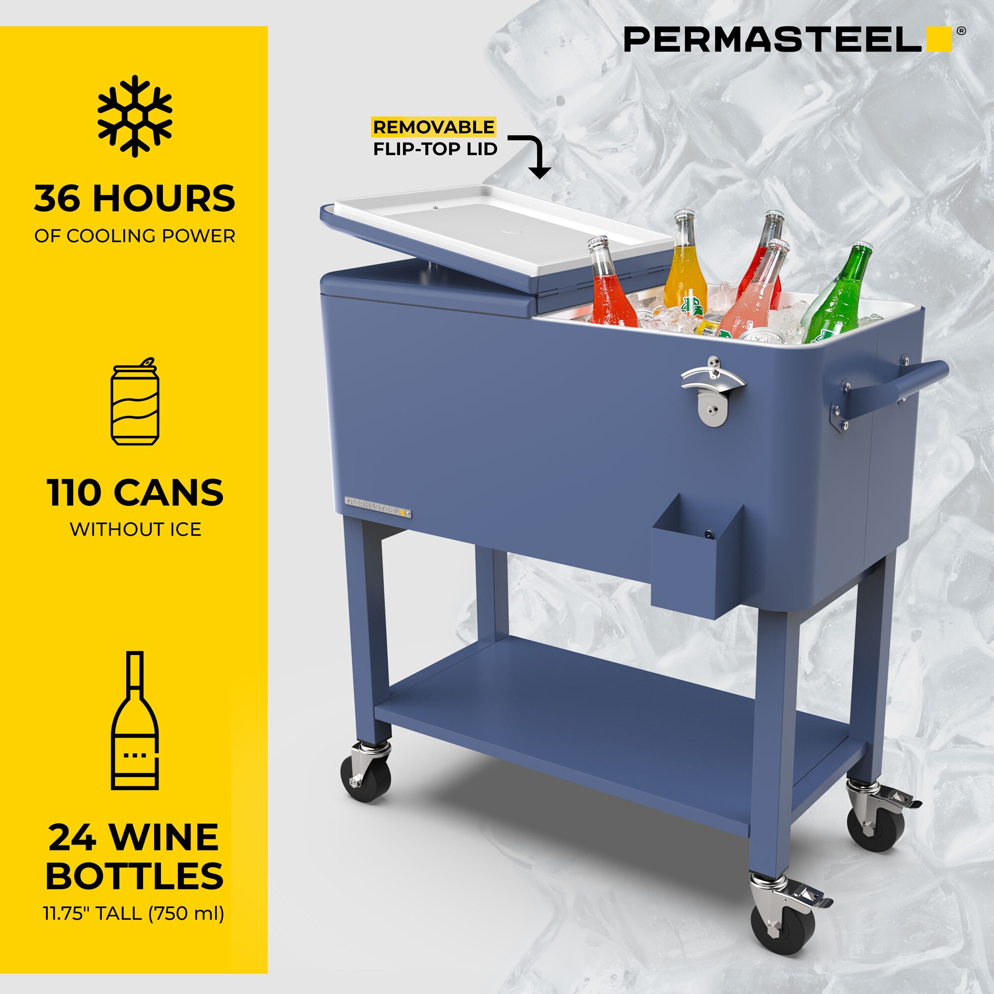 Permasteel PS-223D-AZ Beverage-Coolers - View #5