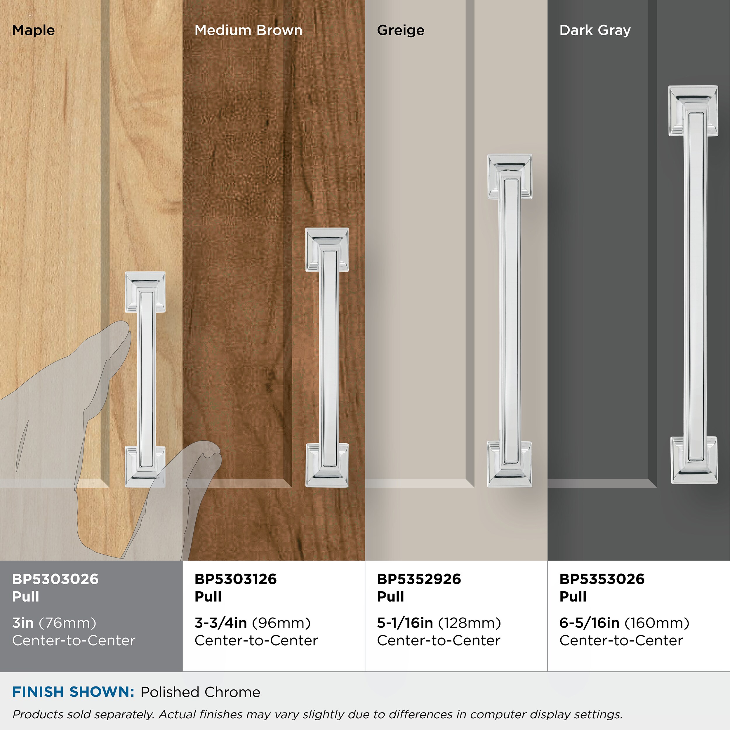 Amerock BP5303026 Cabinet-Pulls - View #7
