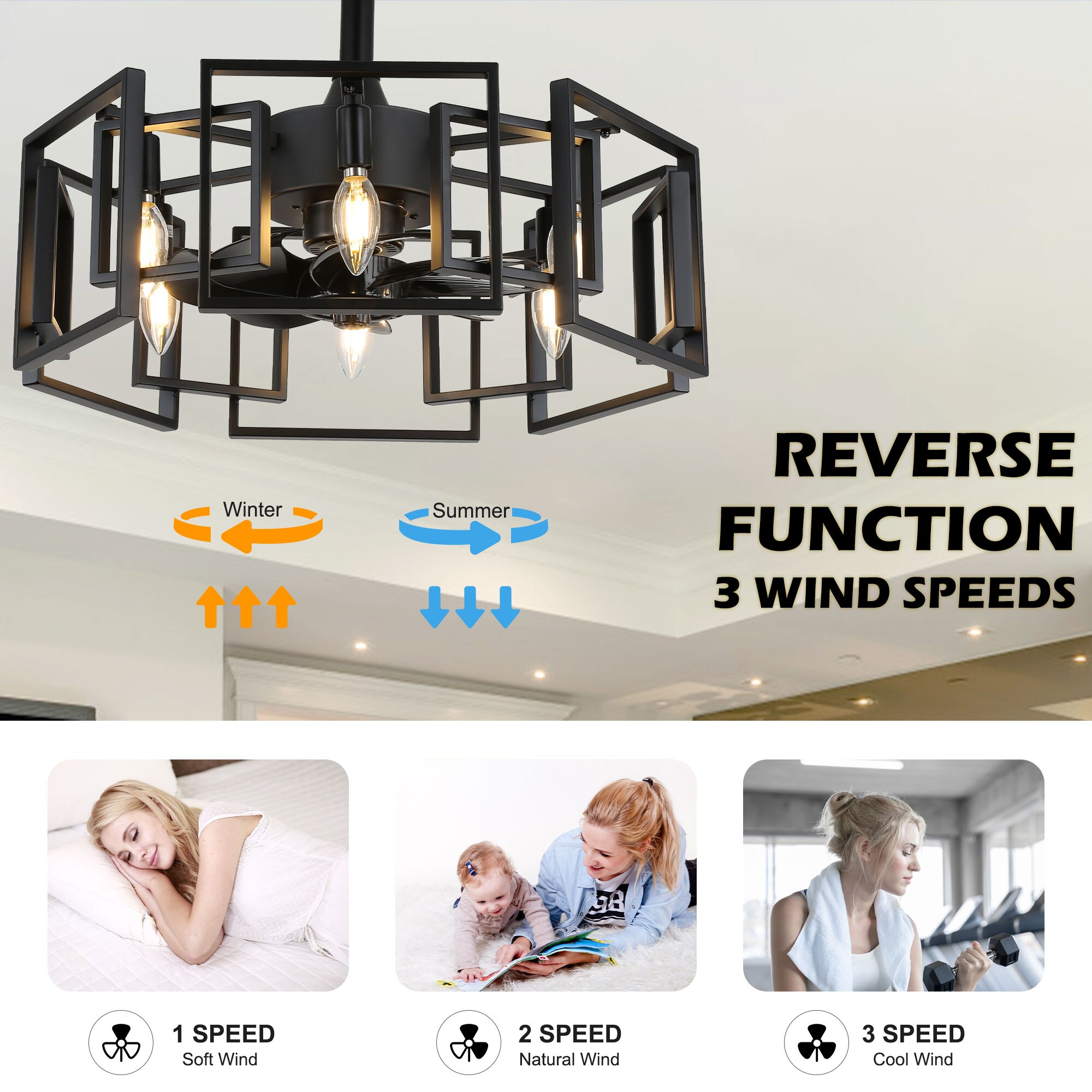 Oaks Decor DC2032 Ceiling-Fans - View #7