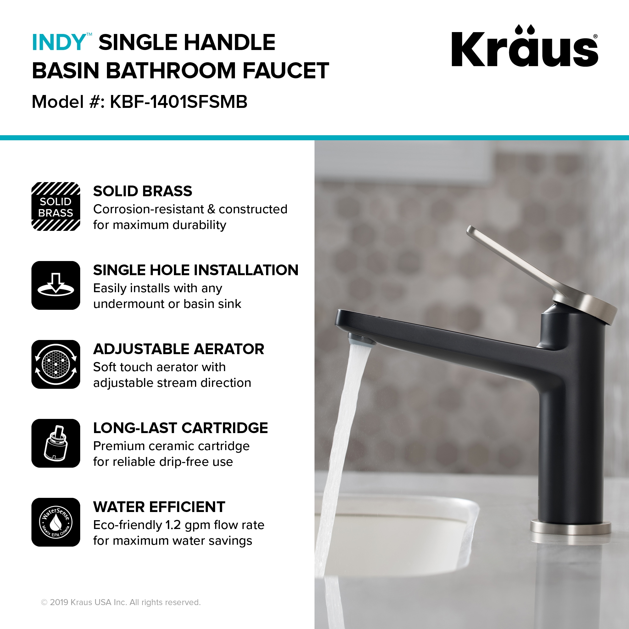 Kraus KBF-1401SFSMB-PU11MB Lavatory-Faucets - View #9