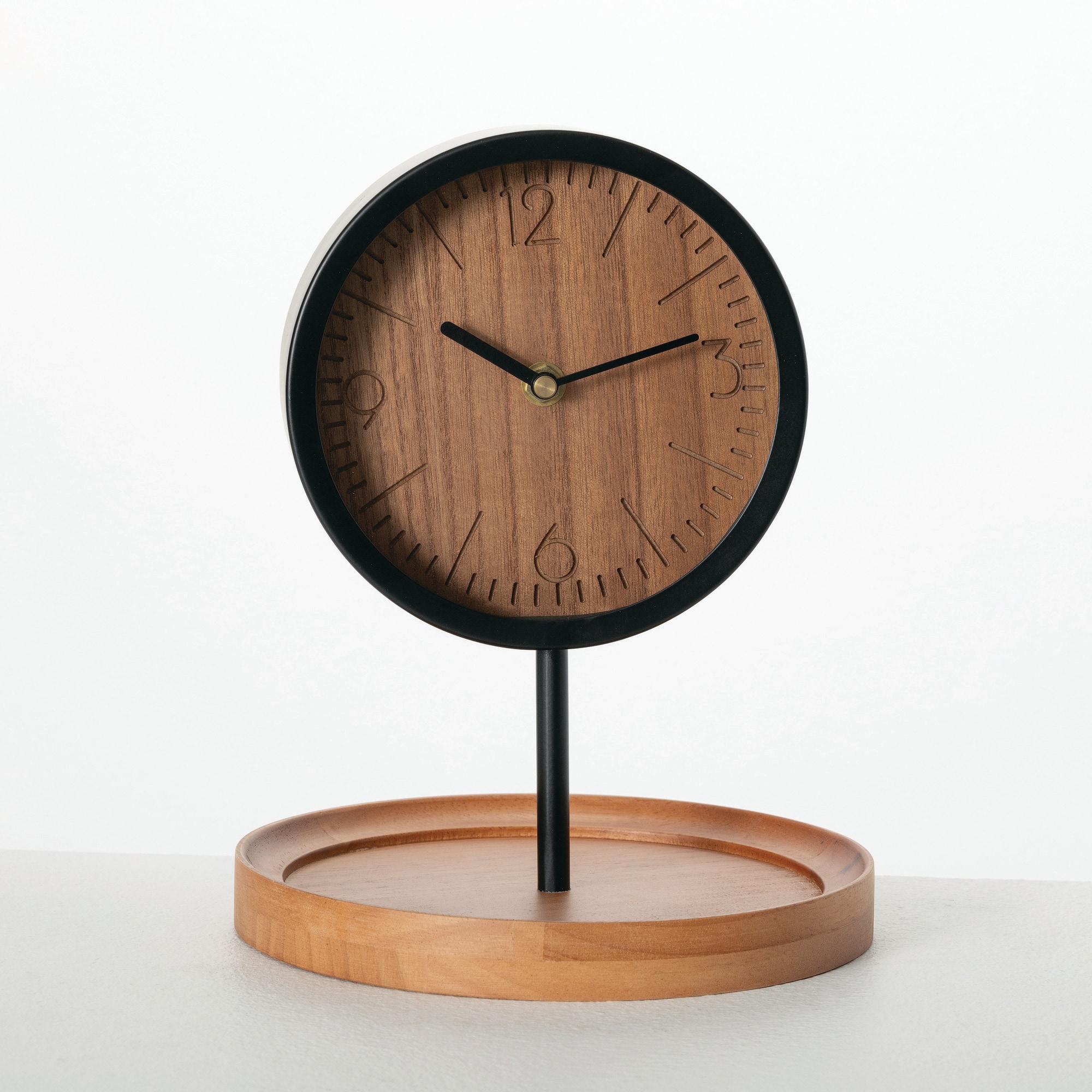 Sullivans CLK235 Analog Round Tabletop Modern