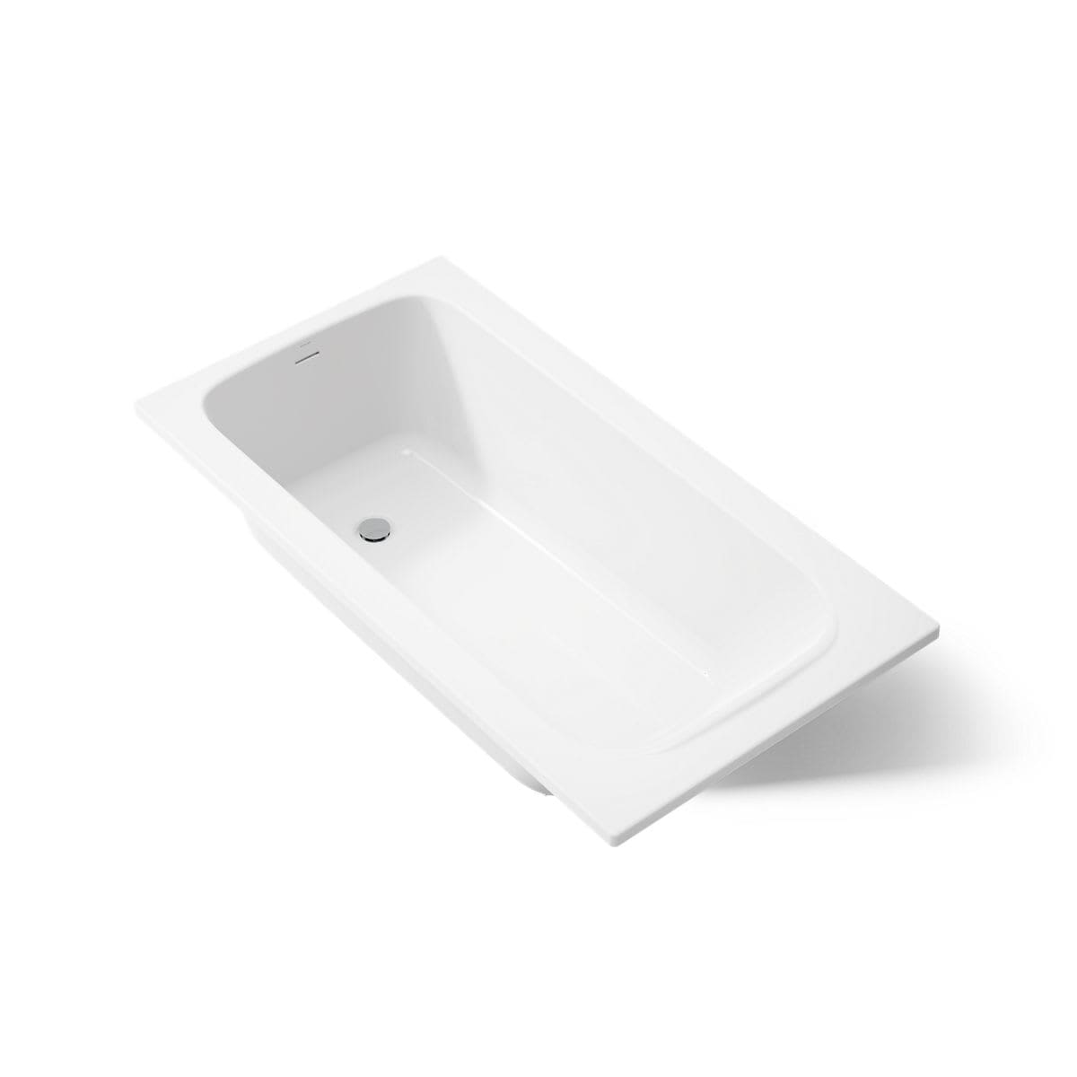 KOHLER Avec 60-Inch x 32-Inch drop-in bath in White Acrylic Rectangle Soaking bathtub