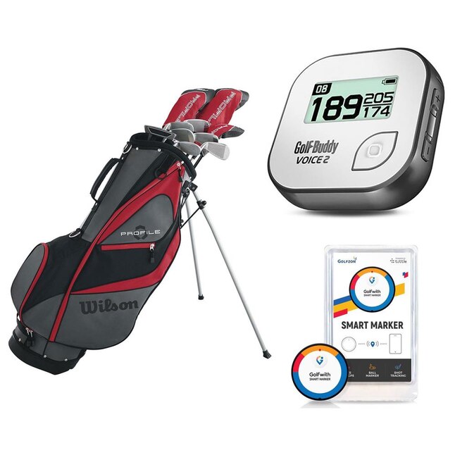 Wilson Wilson Men's Golf Club Set + Golf Buddy GPS Range Finder +