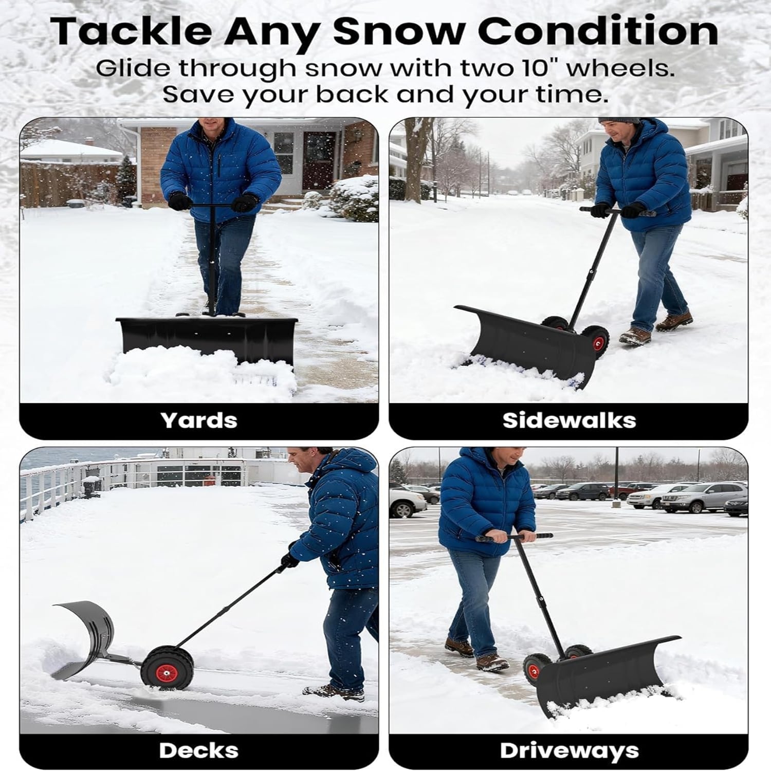 Garvee LYU01PPG-33YEM59B Snow-Shovels - View #3