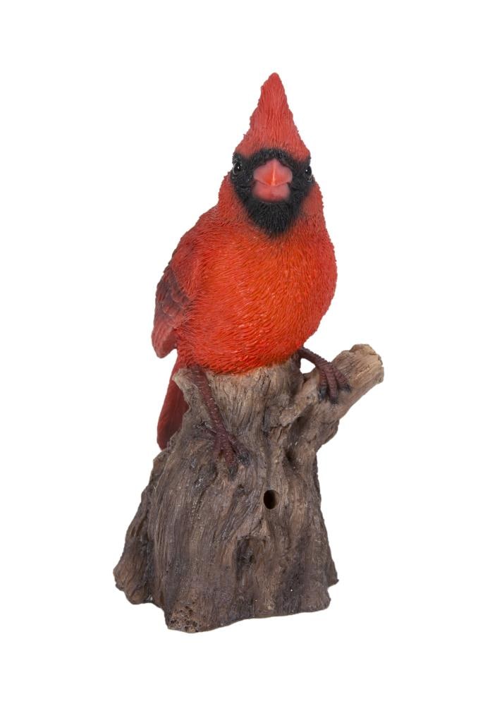 Hi-Line Gift 87675-D 6.69-in H x 2.95-in W Red Animal Garden Statue
